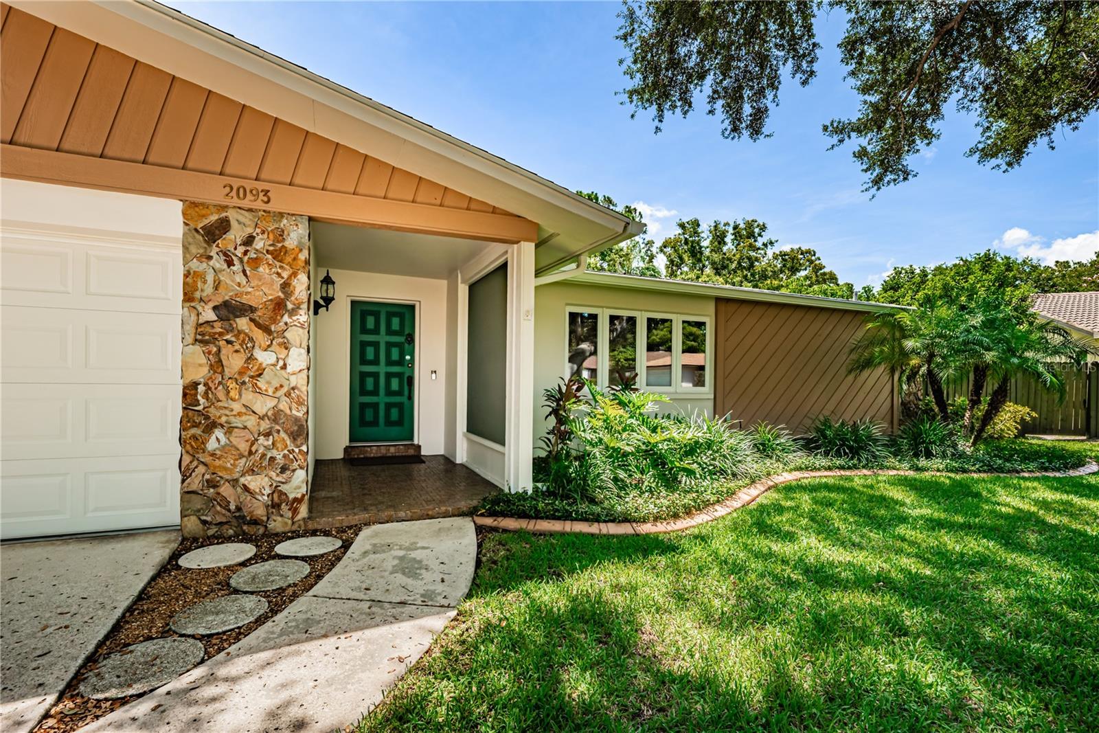 Great curb appeal and mature landscaping