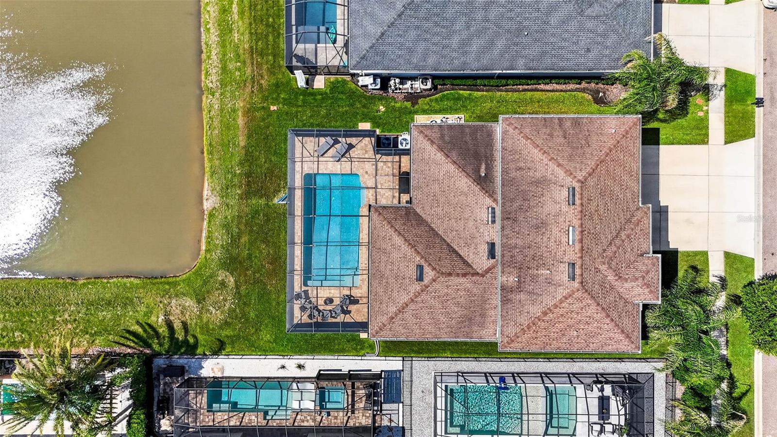 Endless pond view