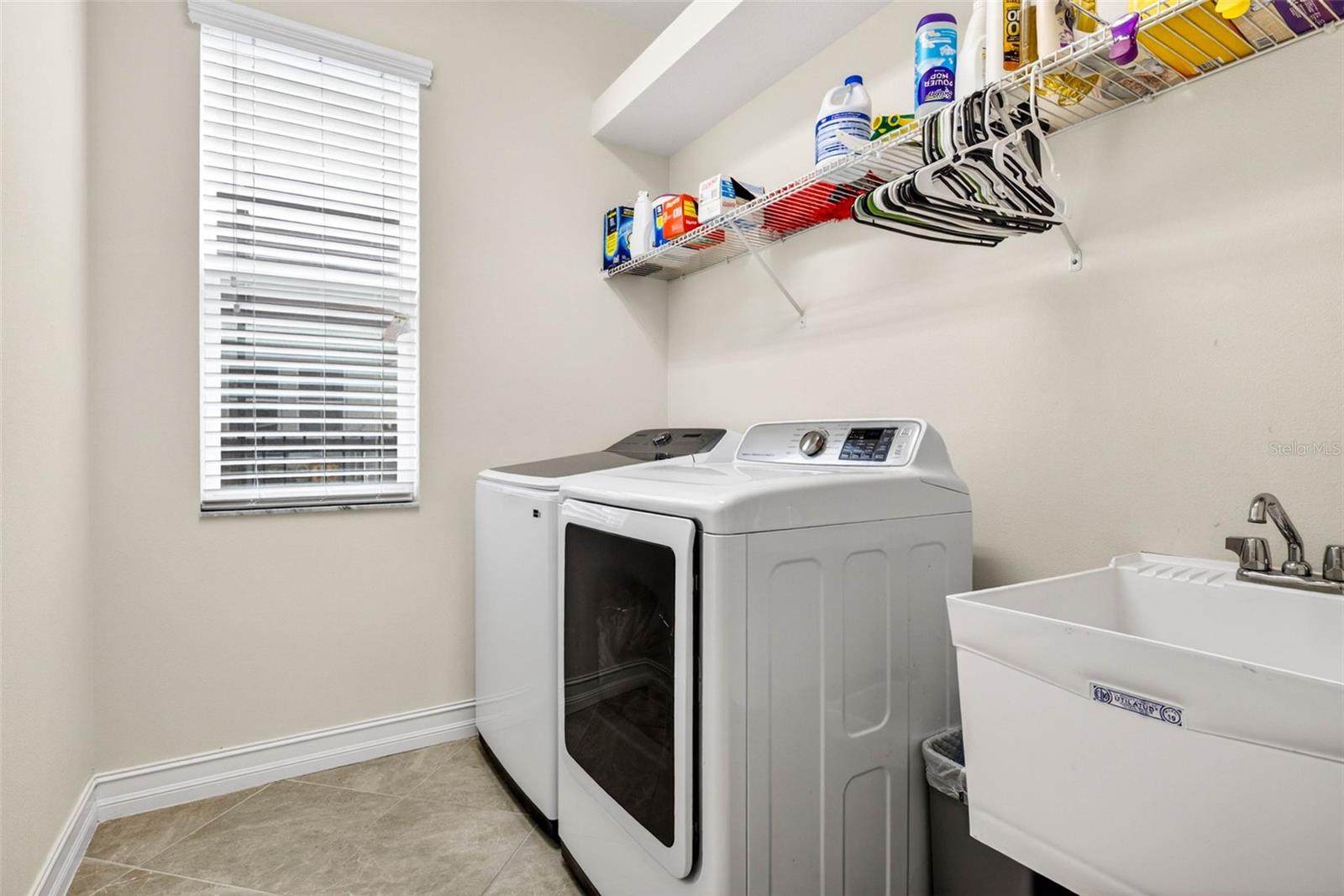 First floor laundry room.