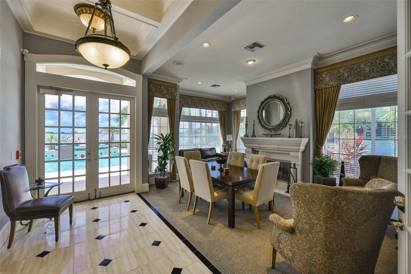 Clubhouse available for private parties, meetings, or just to work for the day.