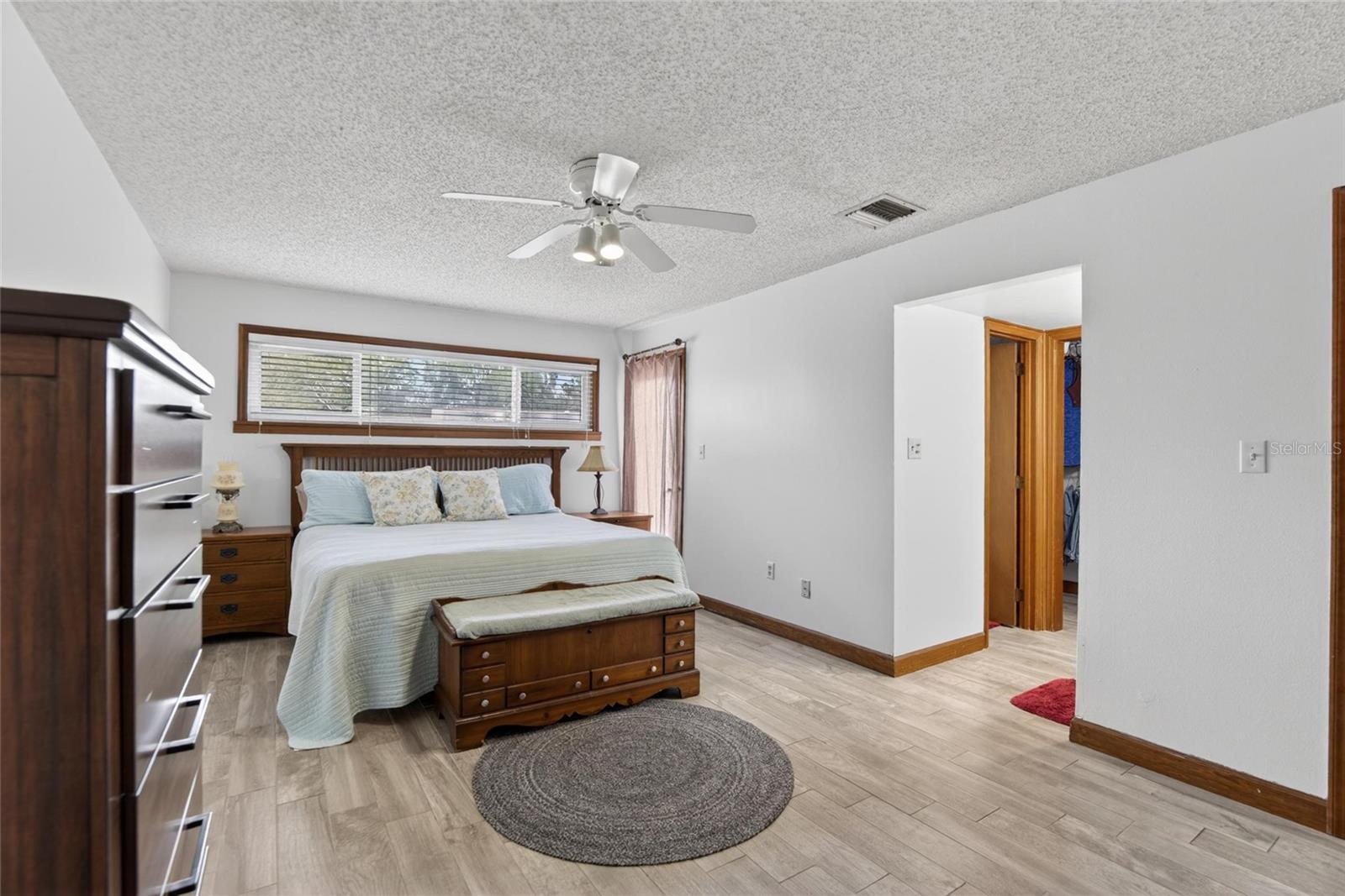 Downstairs primary suite