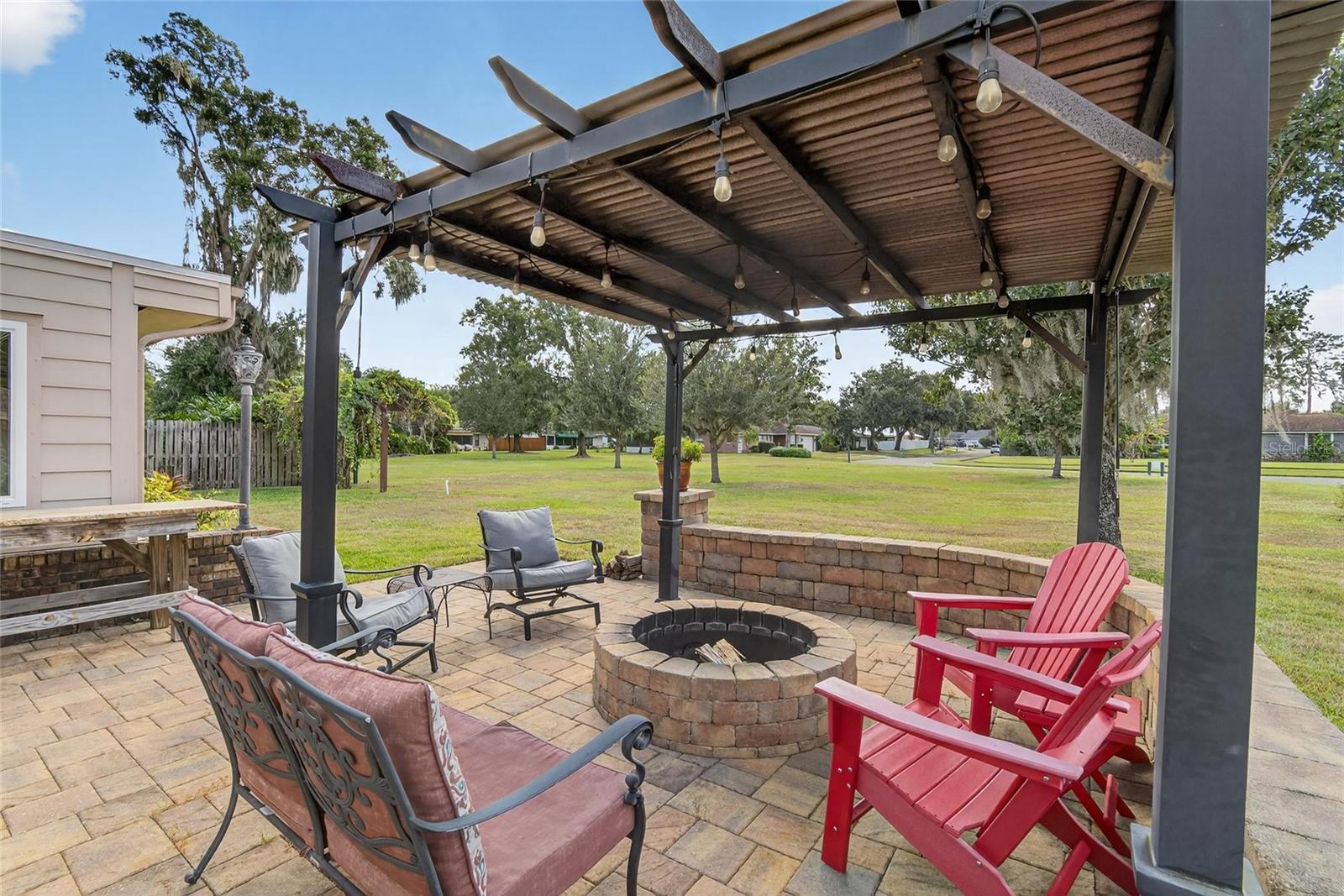 Fire pit area