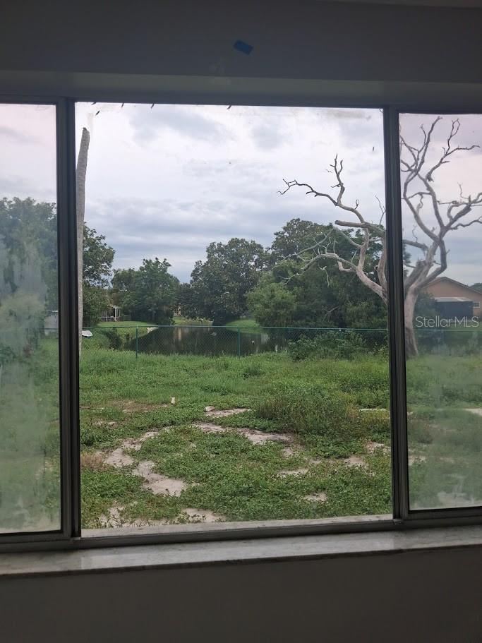 View of Pond from Florida room
