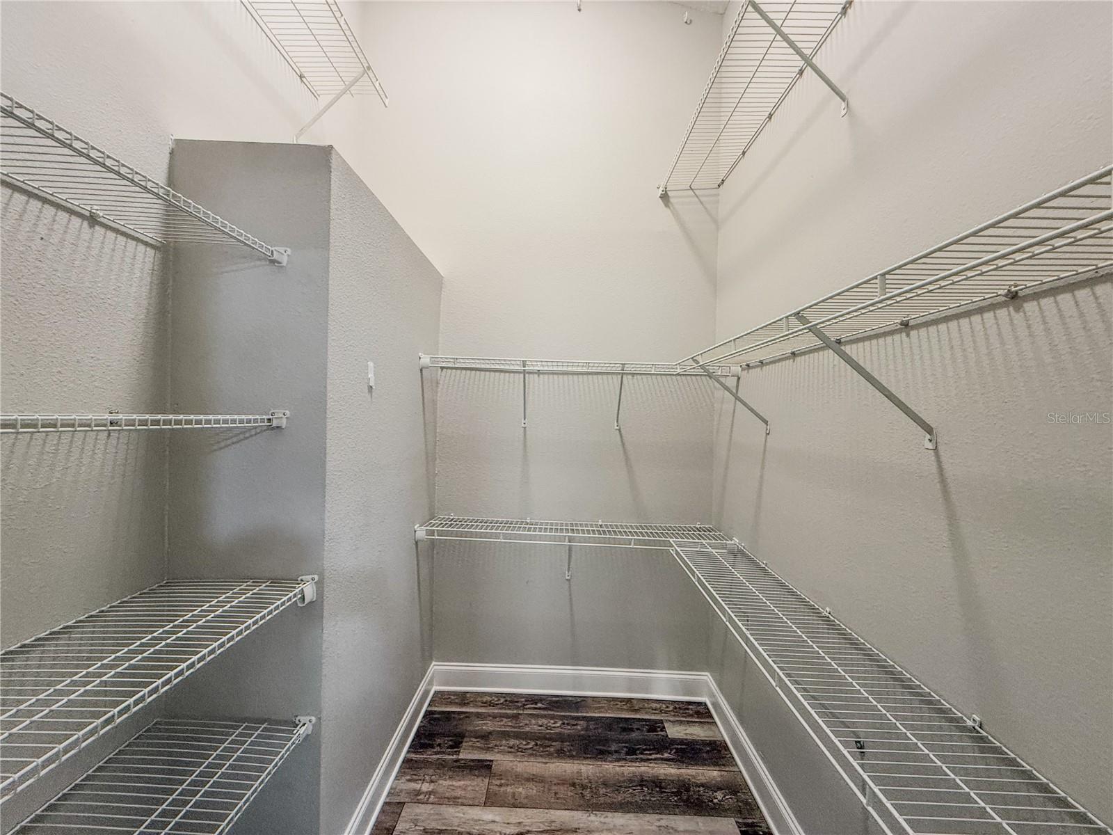 Primary walk-in closet