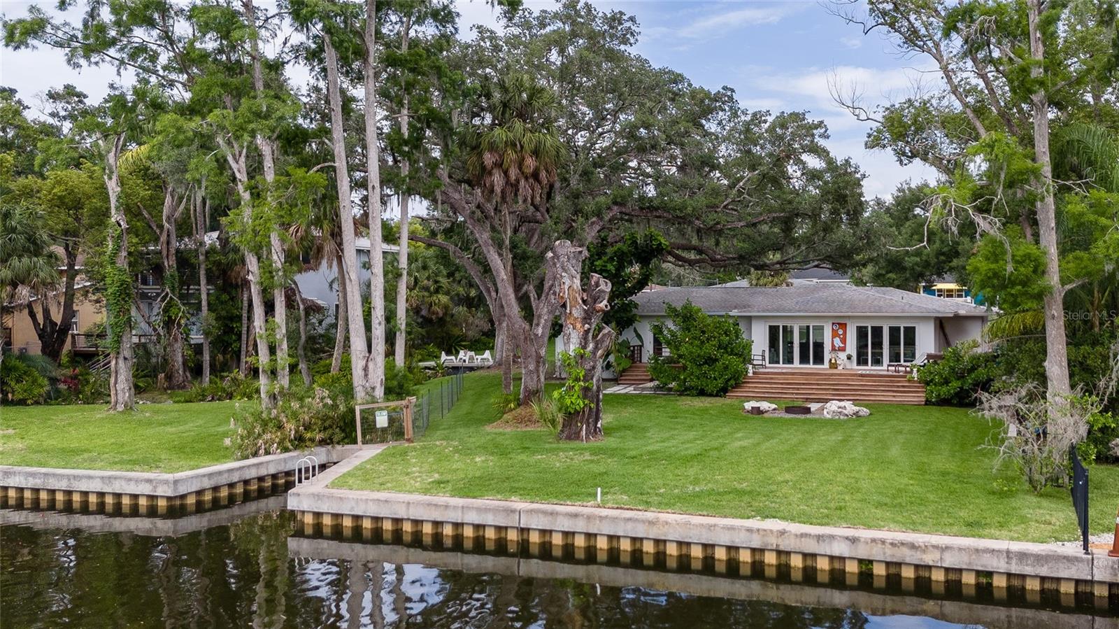 A welcoming sight from the river. Who says curb appeal is only for the street?