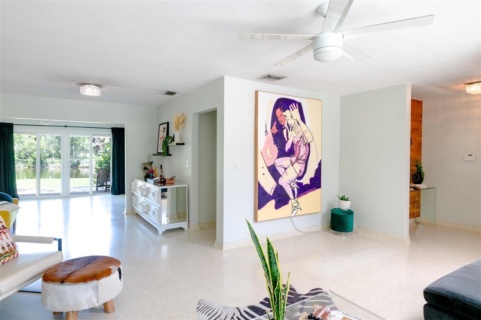 Neutral color palette and tons of natural light