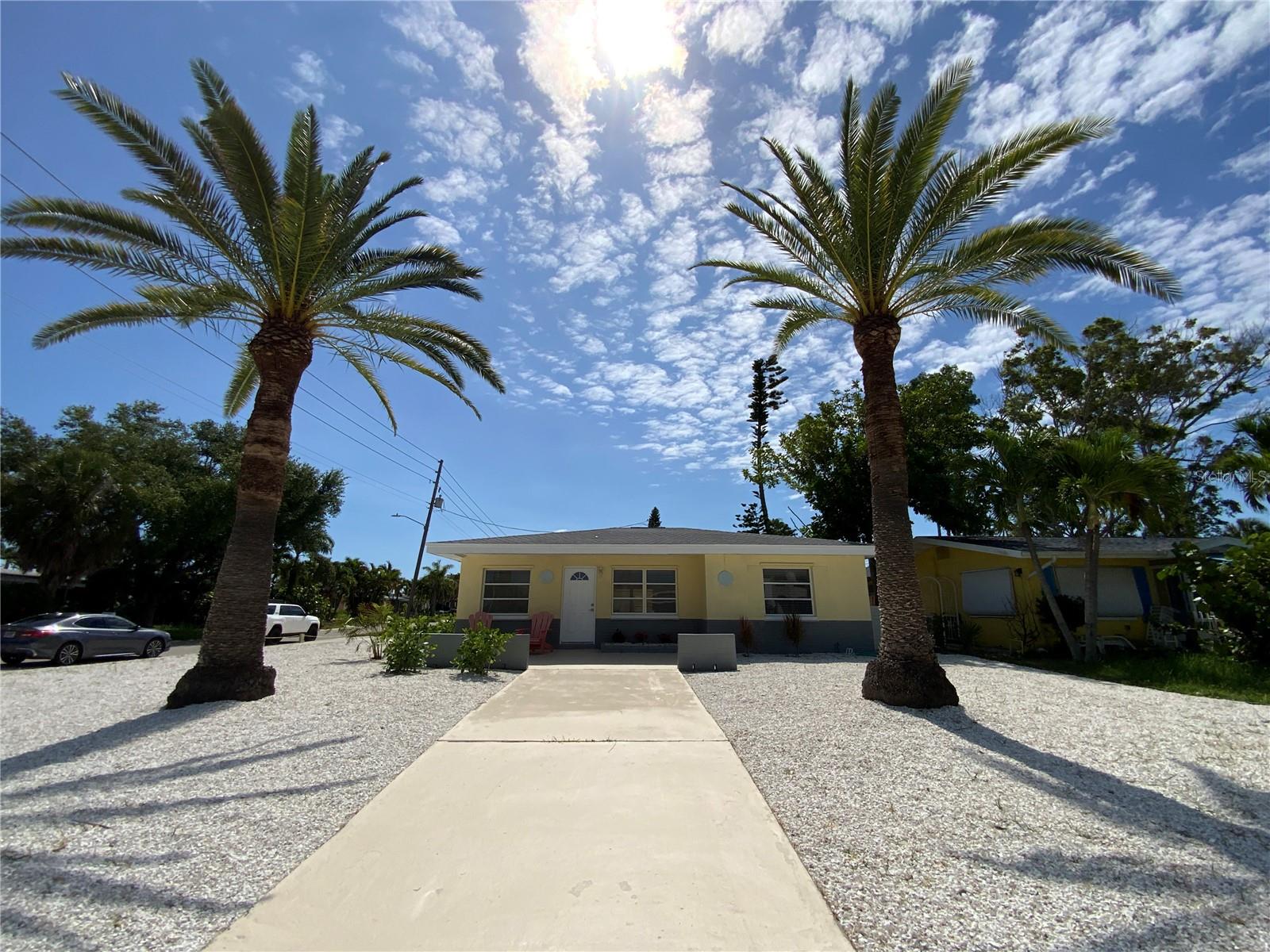 Front of the house