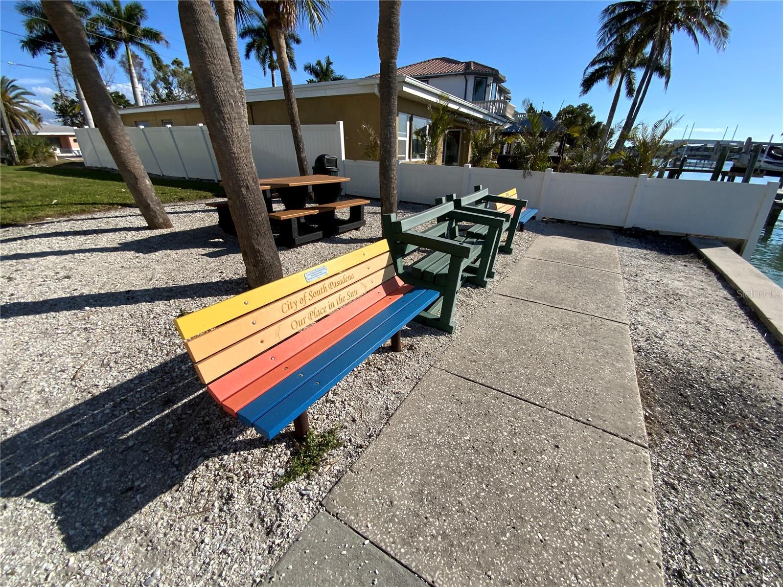 Park benches