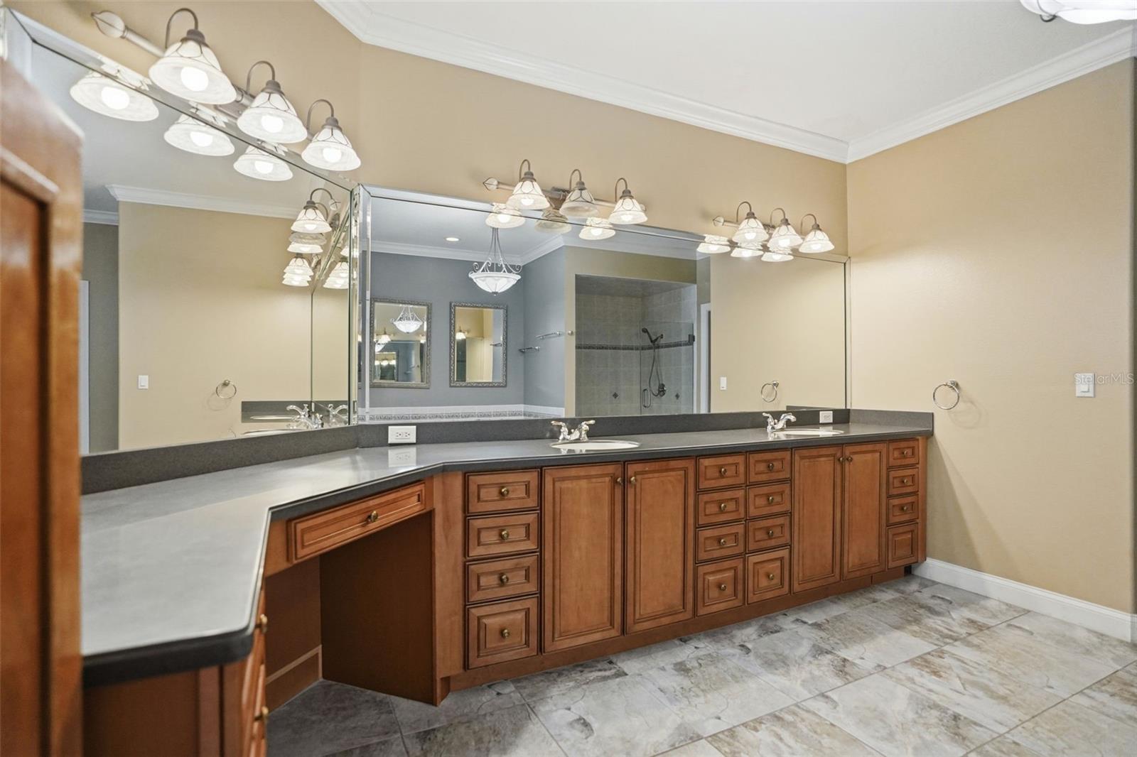 Master ensuite bathroom is VERY spacious!