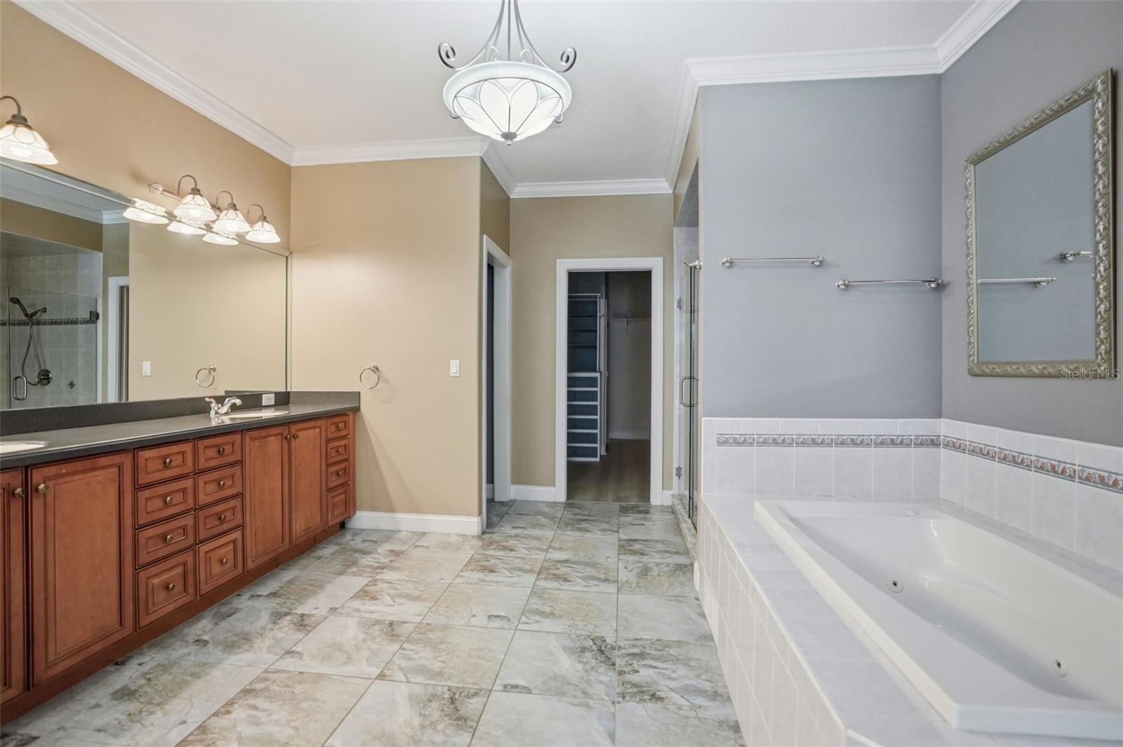 Master bathroom.