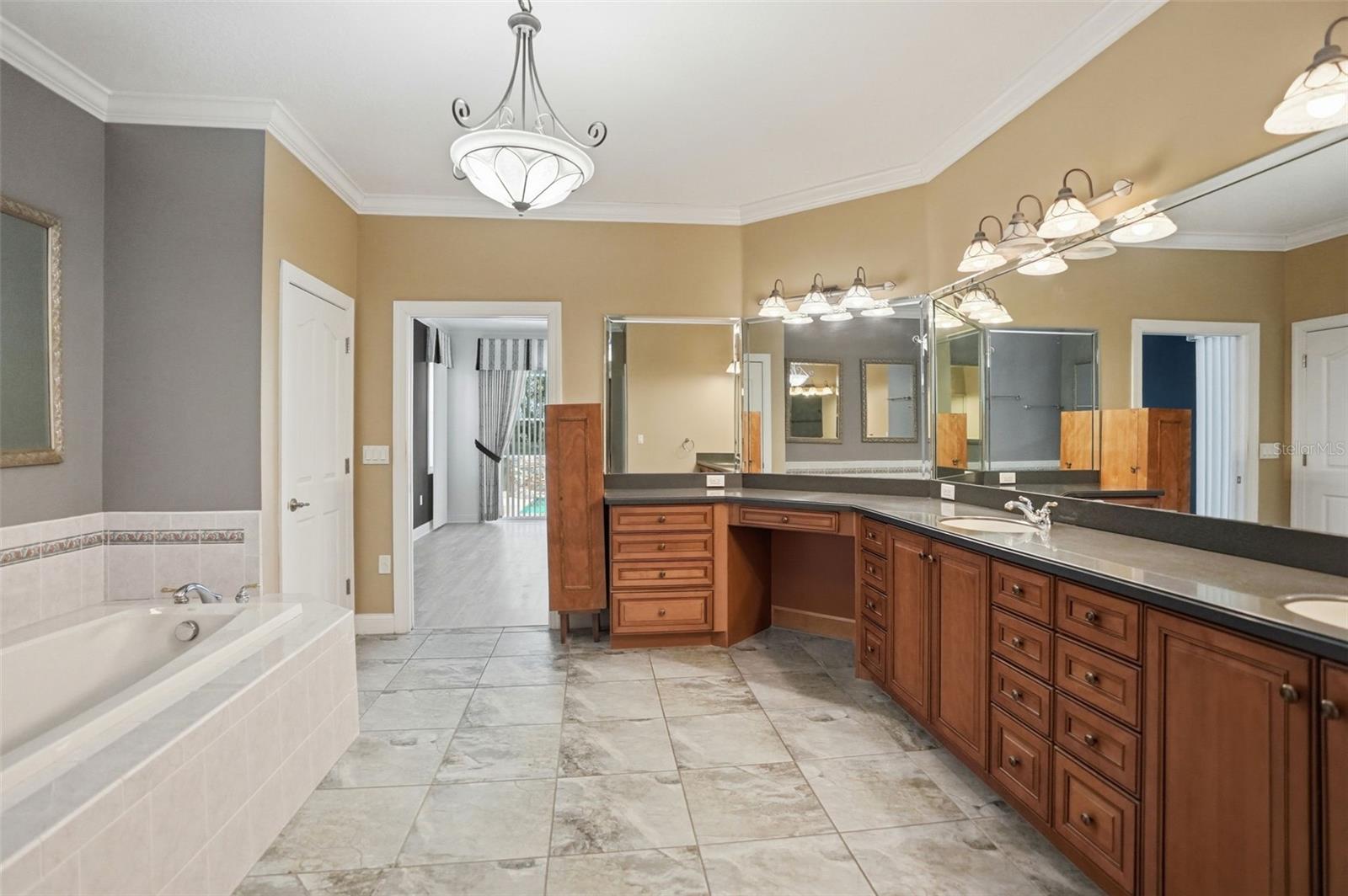 Master bathroom.