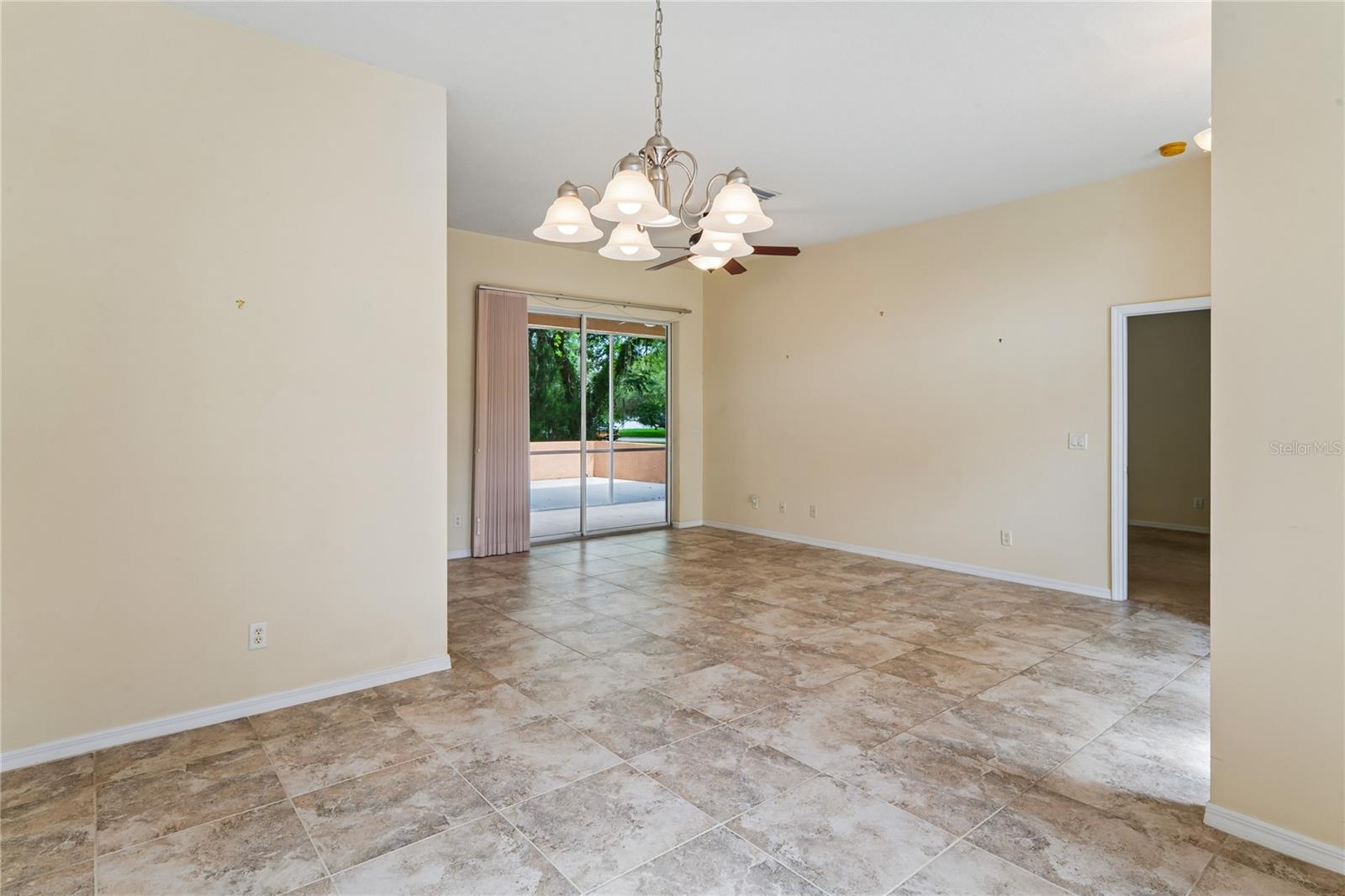 Living room from dining room