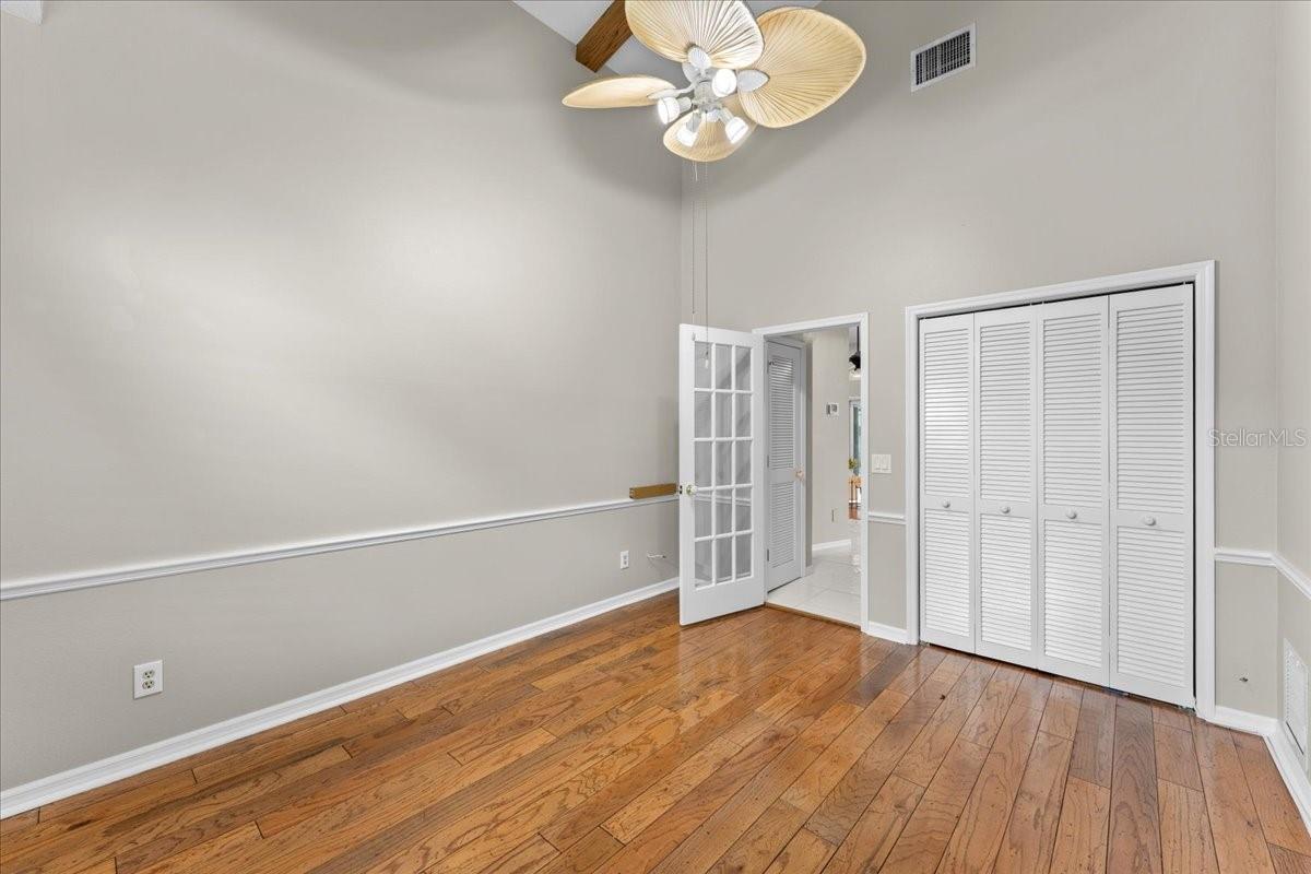 1st Bedroom on 1st floor. Could be a great office