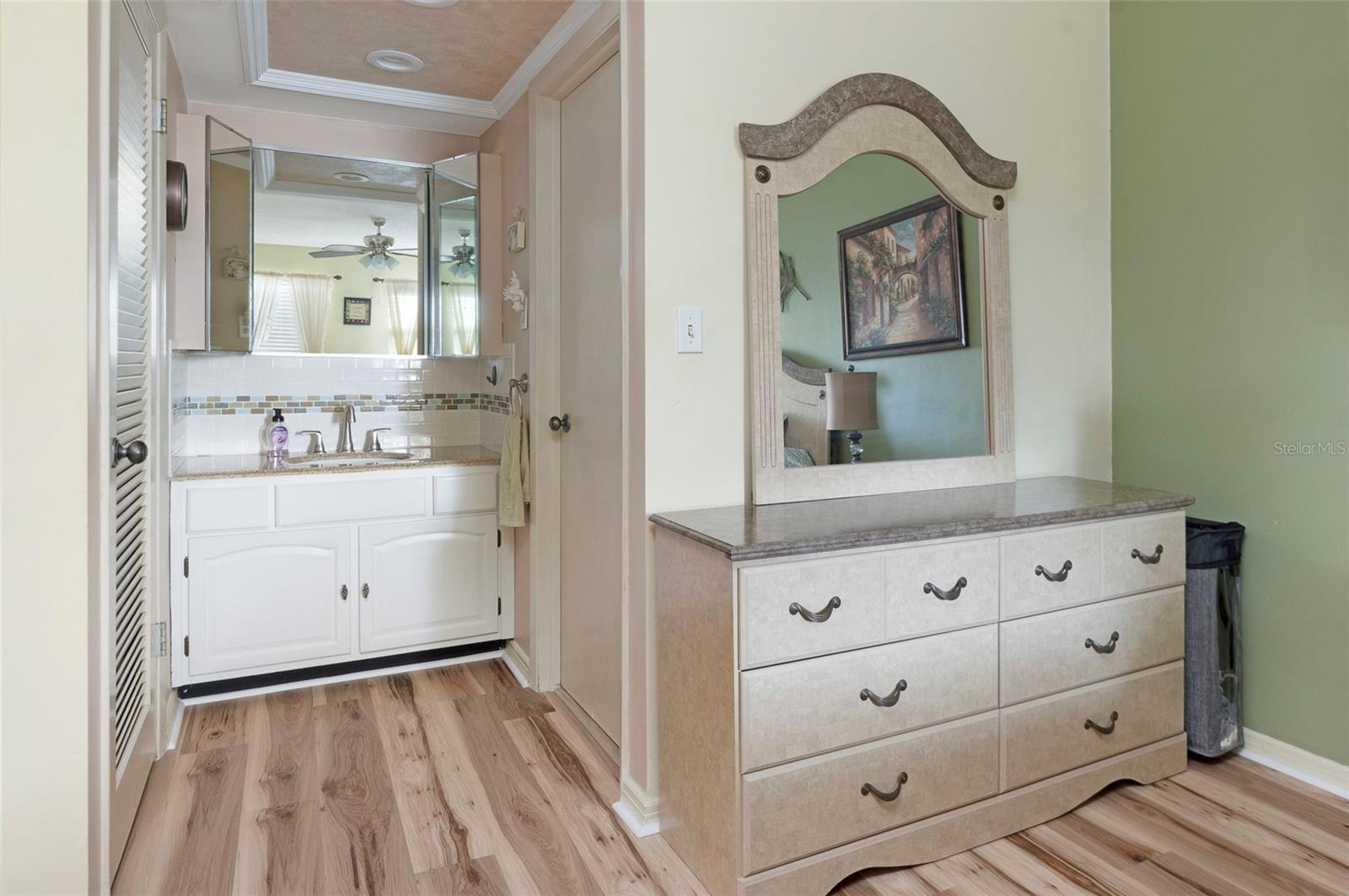 Wonderful closet space too.