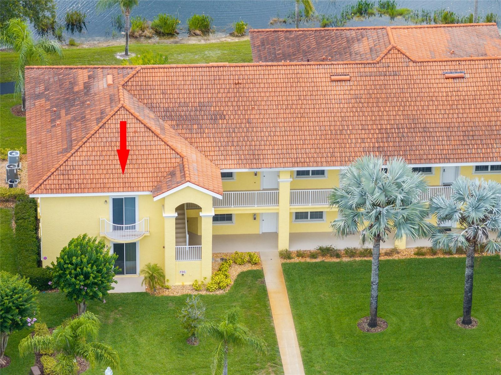Picture showing the corner unit and one of 2 balconies.
