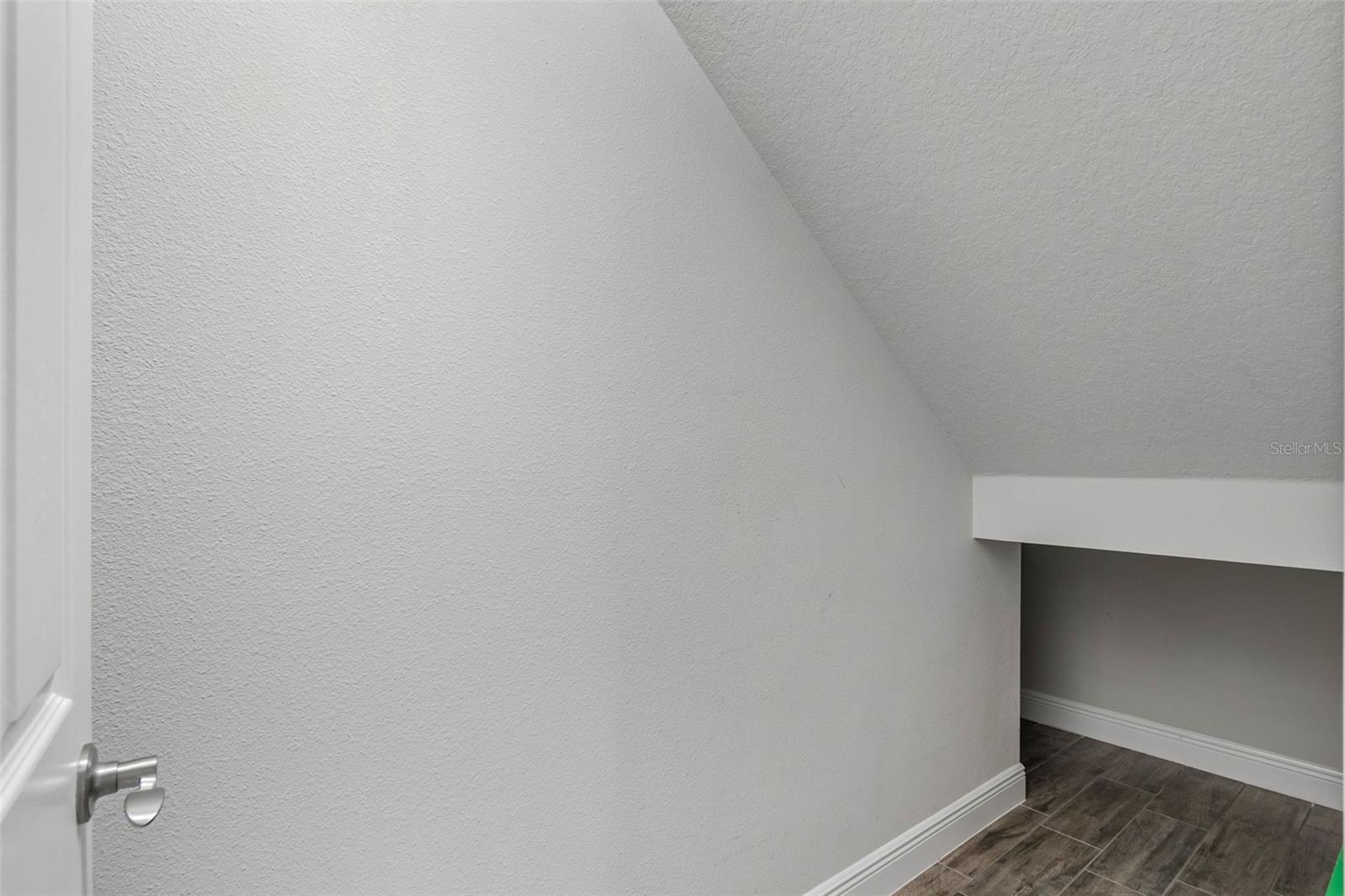Tons of storage - under stairs