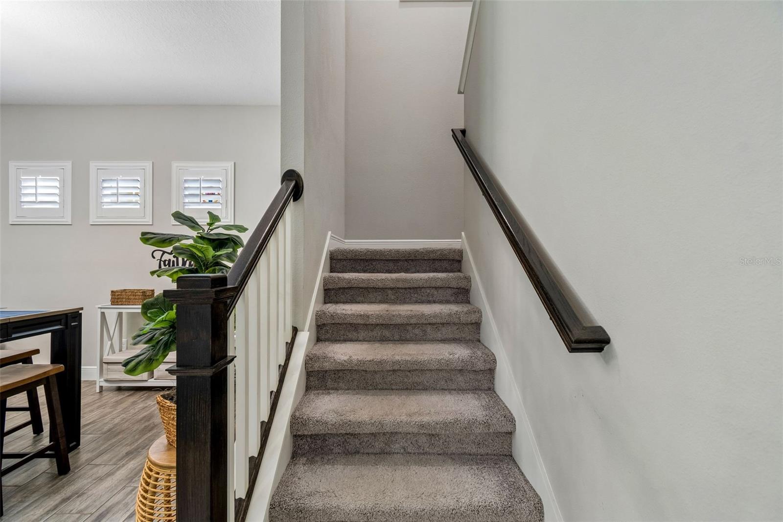 Lighted stairwell