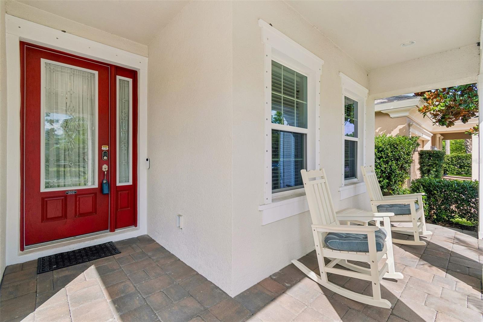 Covered front porch