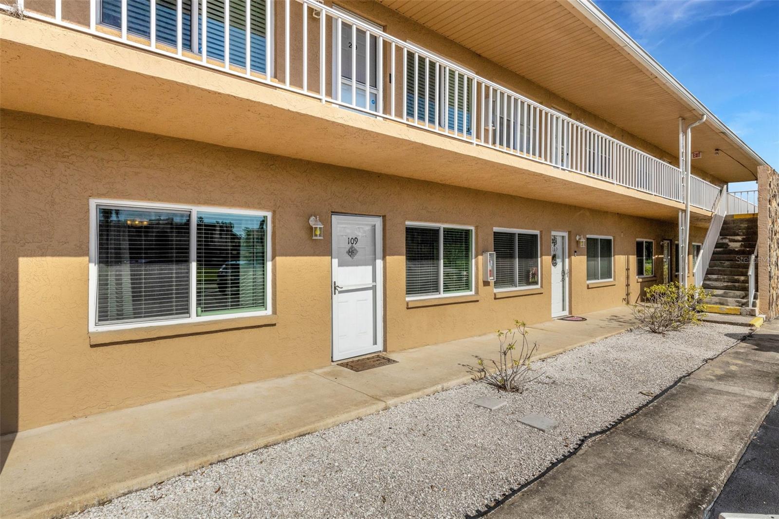 Unit 109 With Assigned Parking Space at Your Front Door
