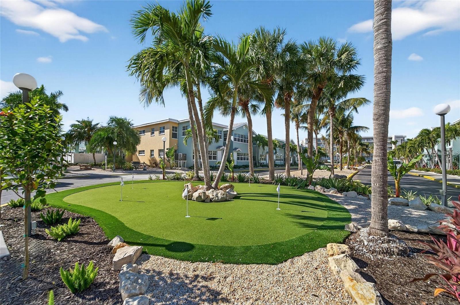 Putting area