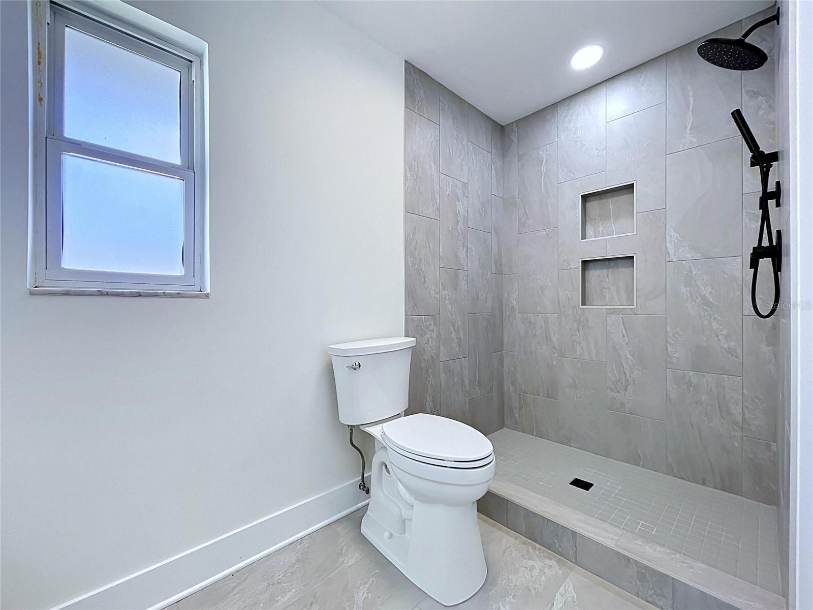 Primary Suite Bathroom with Walk In Shower