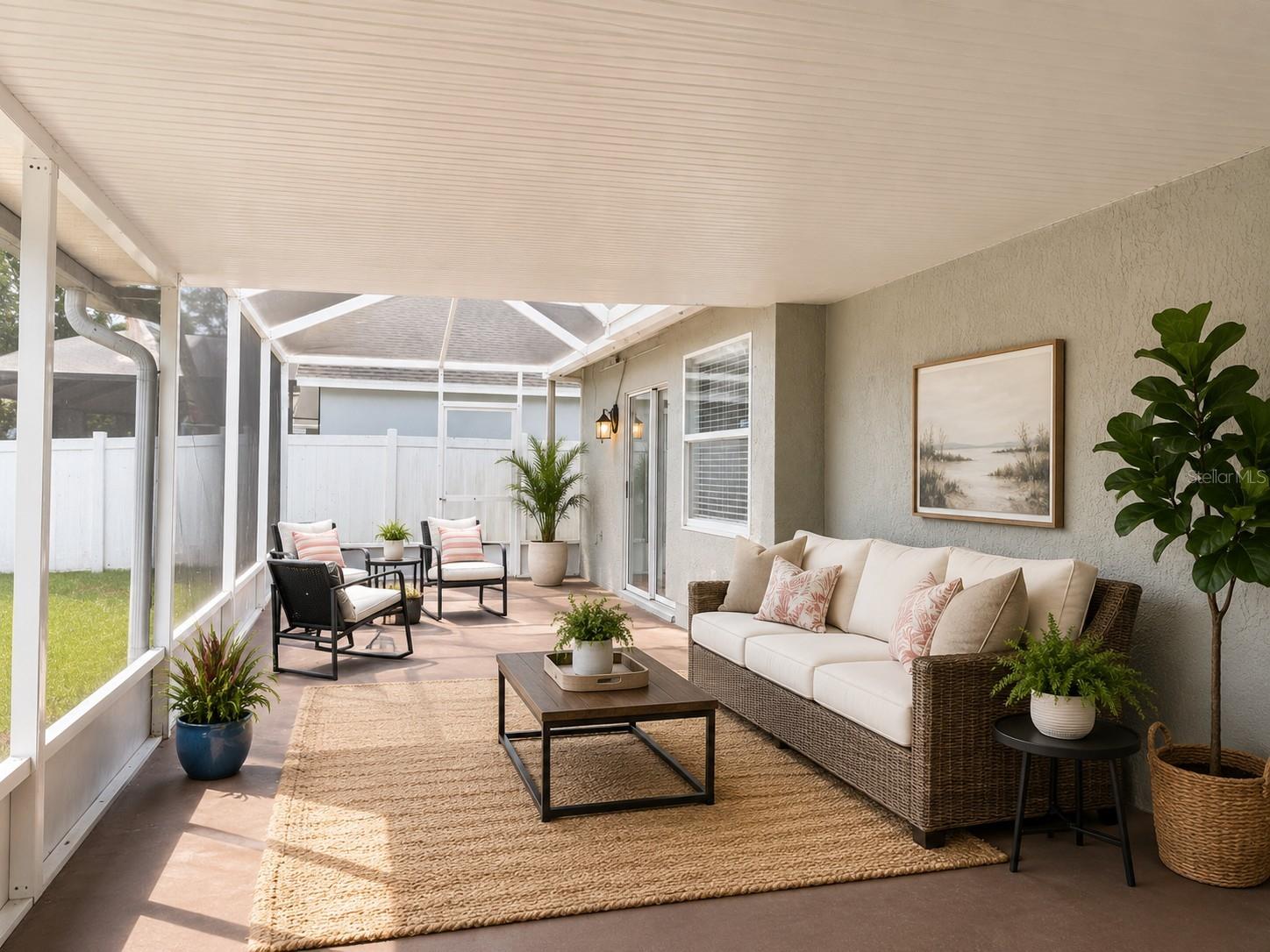 Staged Patio