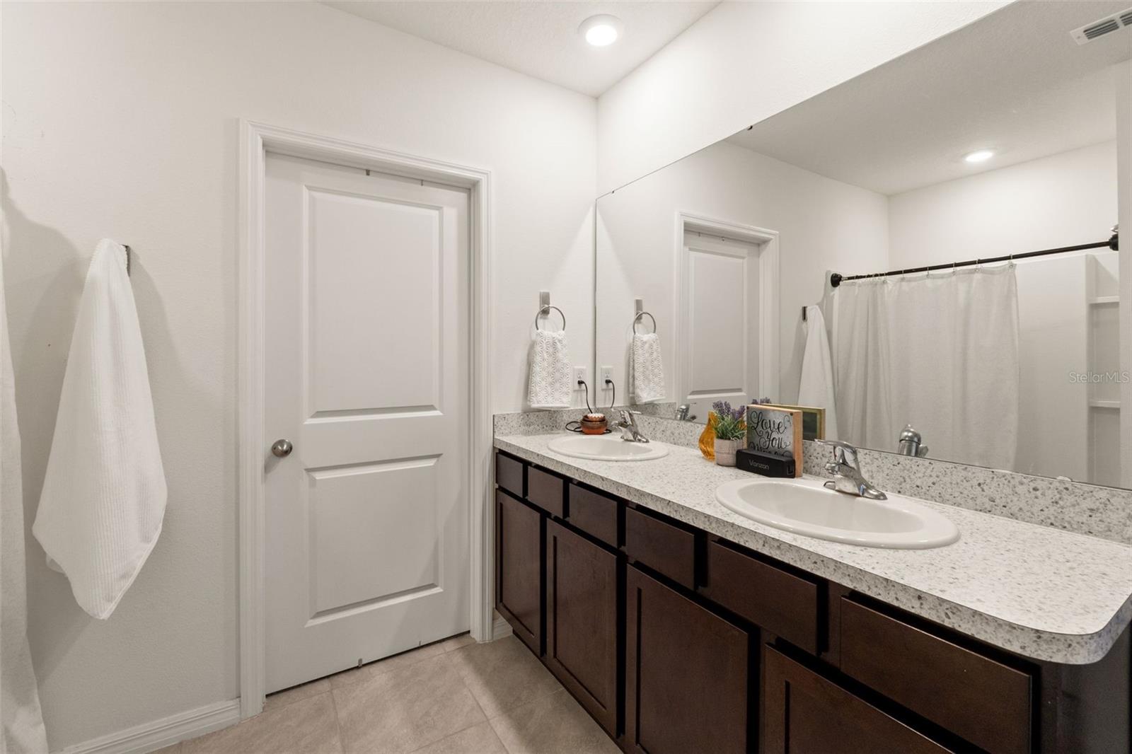 Primary Ensuite with double vanity