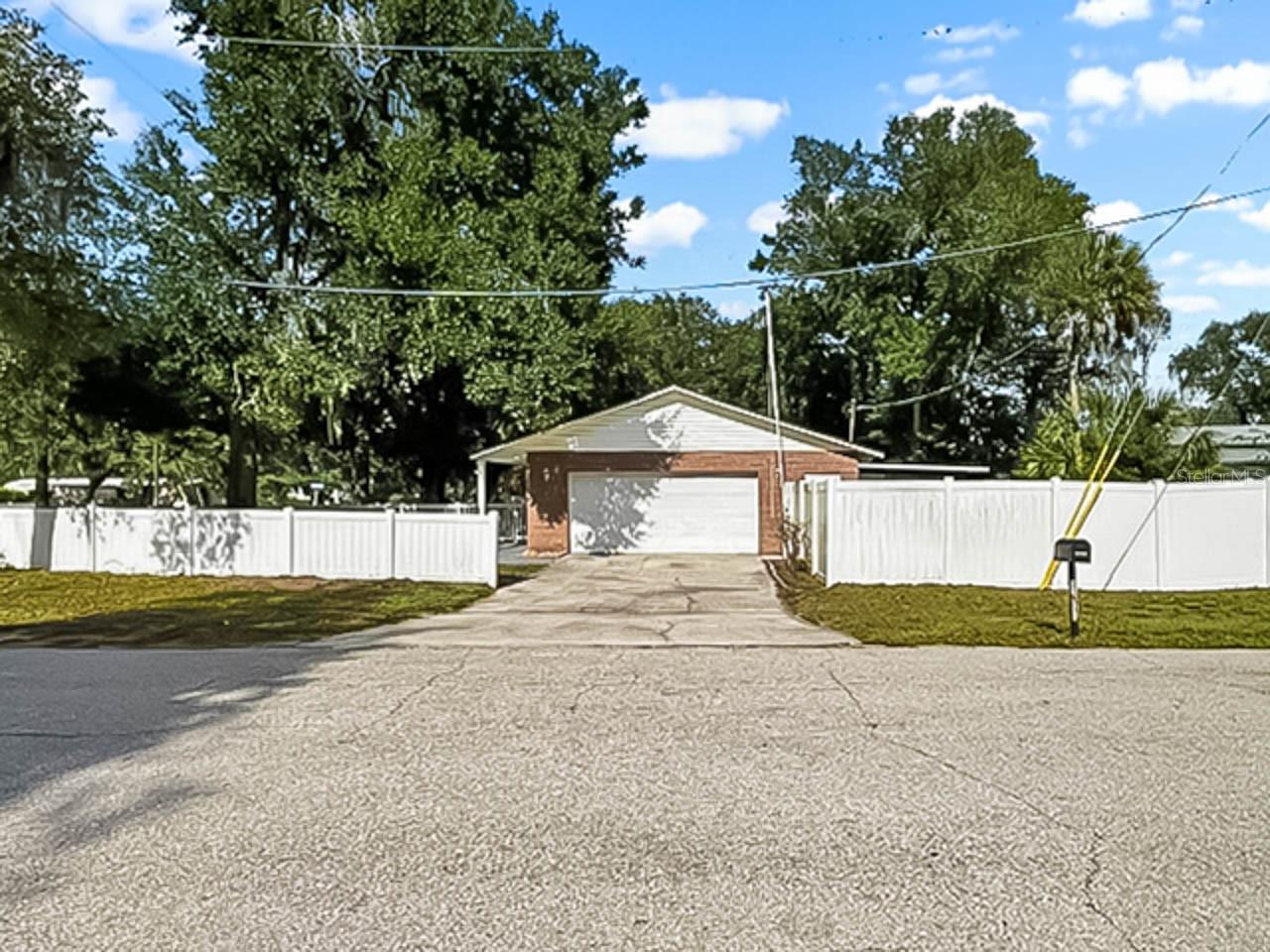 Side view of home