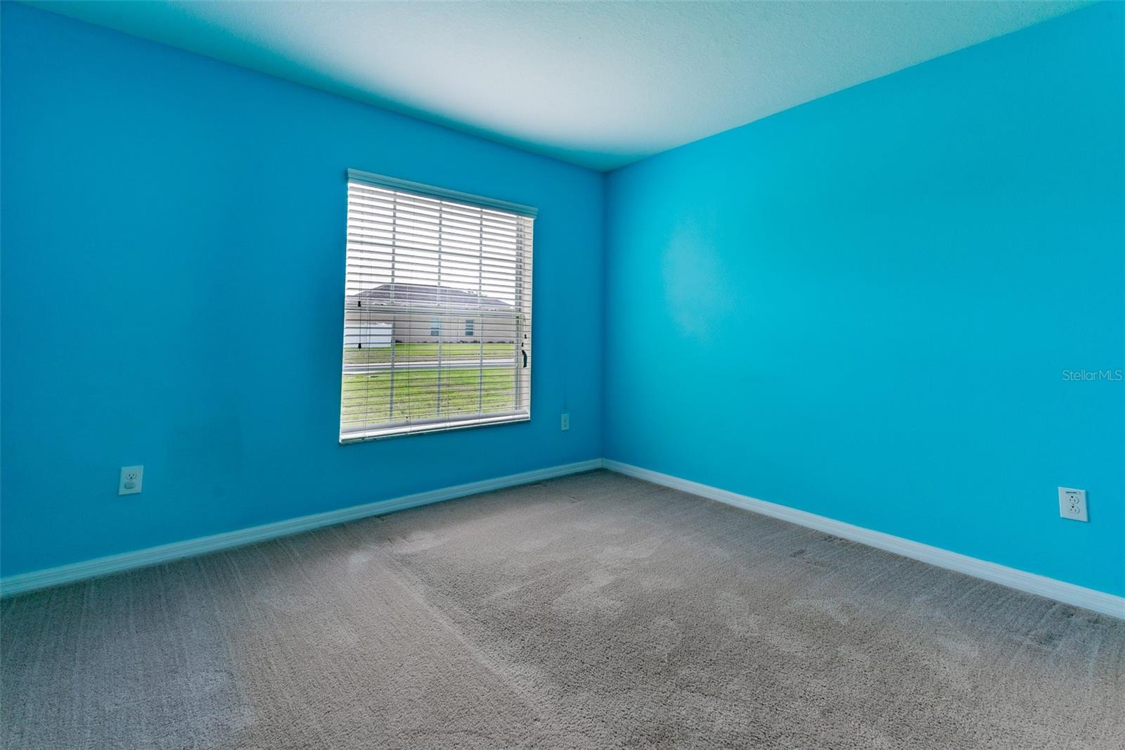Bedroom at front left of home.