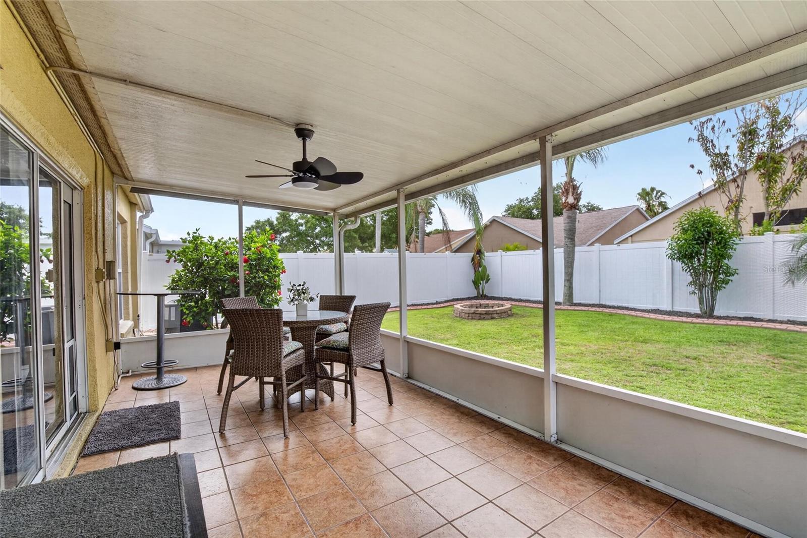 Covered & Screened Rear Lanai