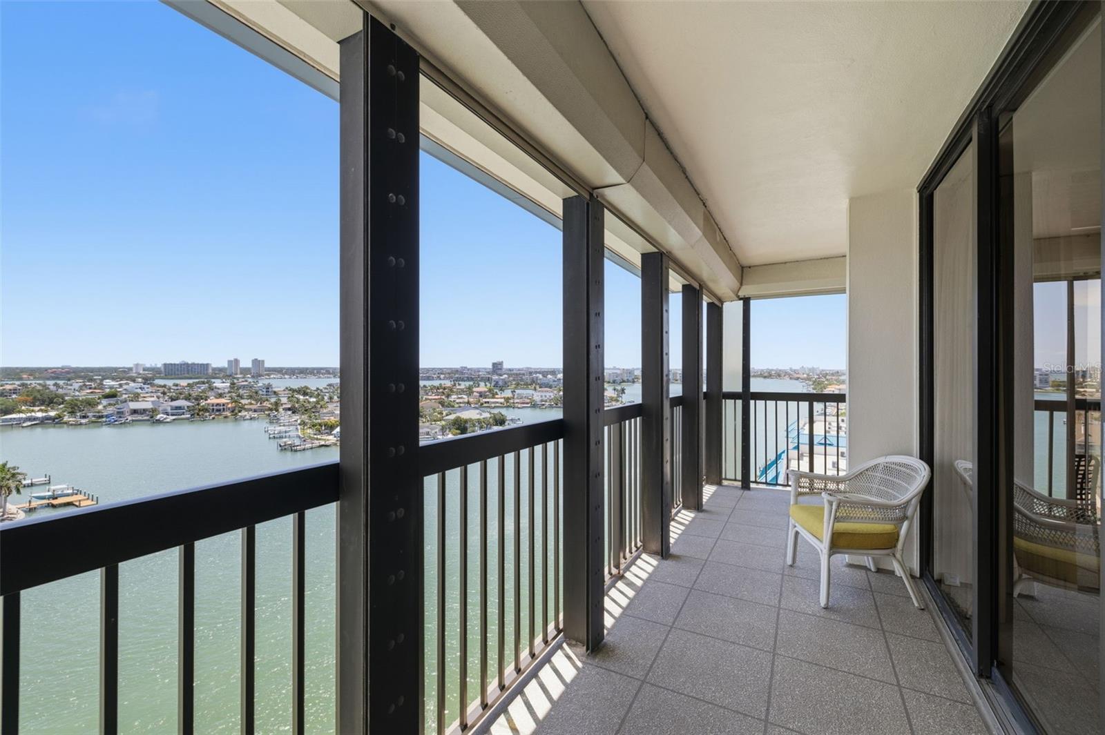 Wrap around balcony