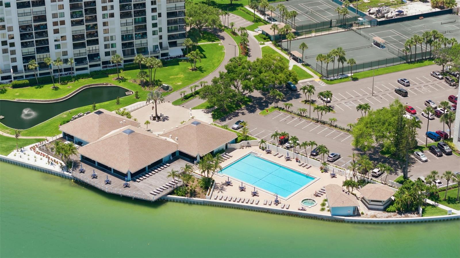 Pool and clubhouse