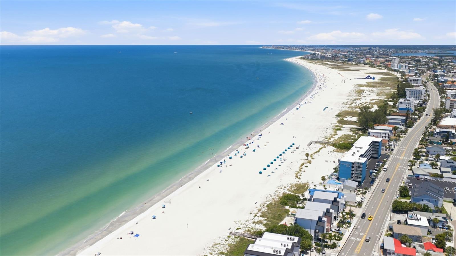 Crystal sands and turquoise water