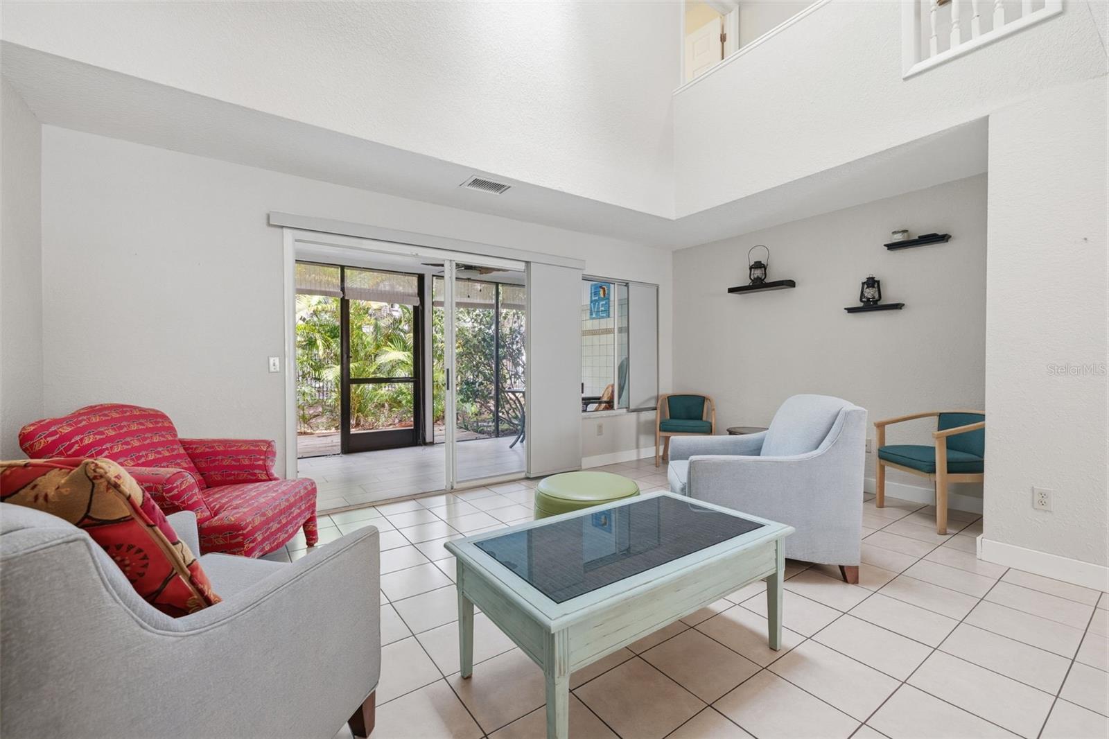 Living Room, Sliders to Lanai