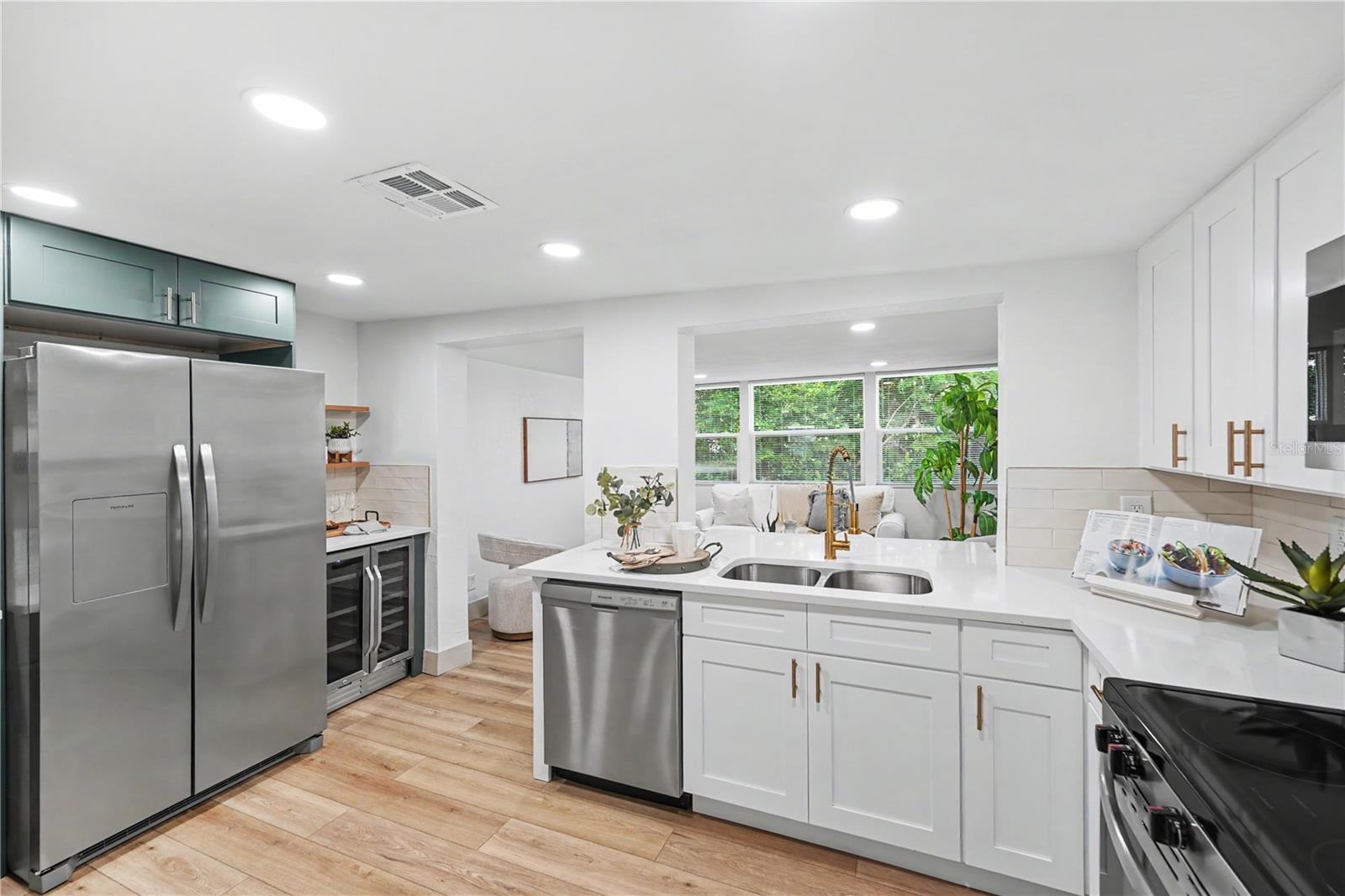Coffee Bar / Wine Fridge