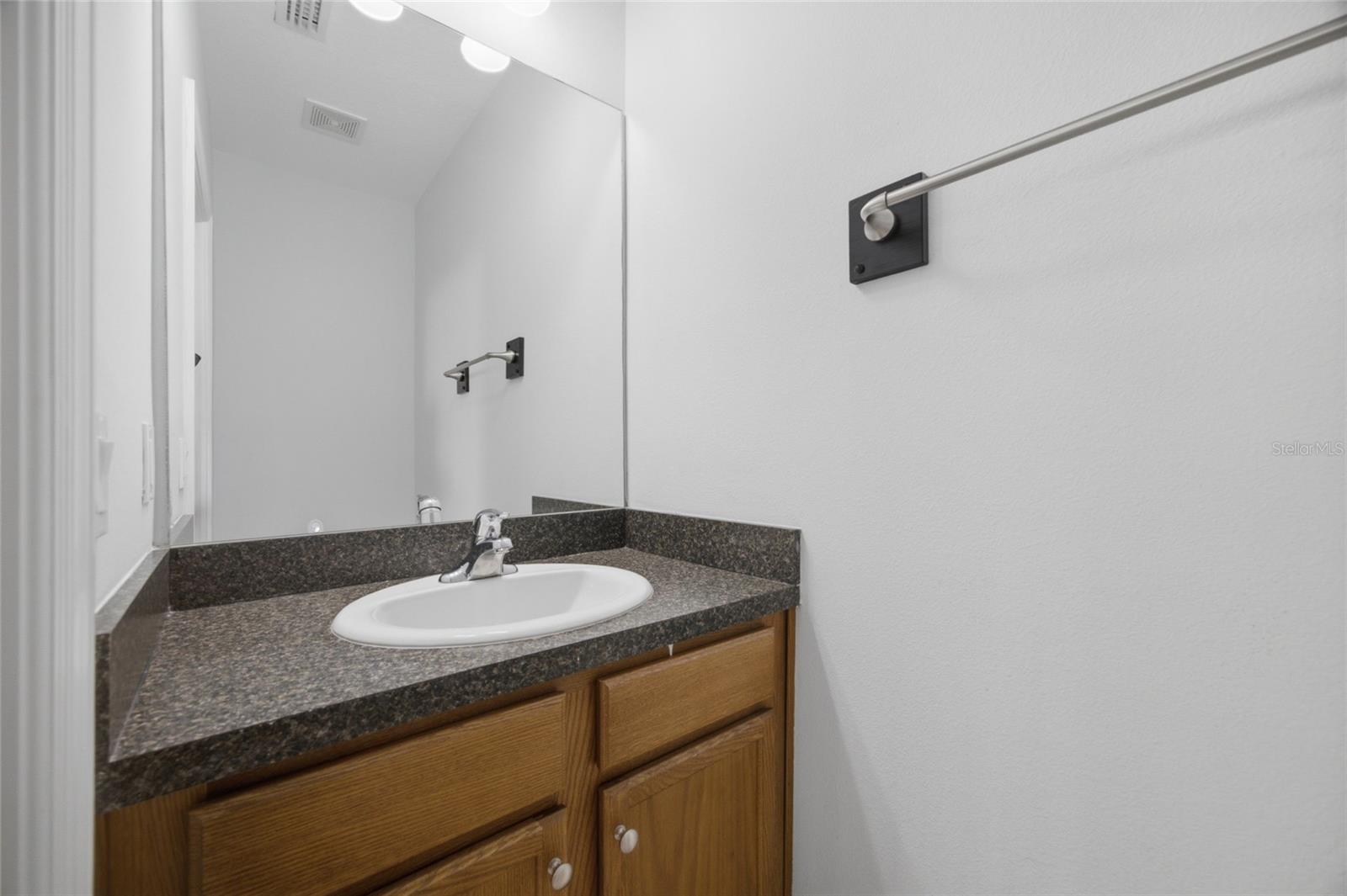 First floor half bath