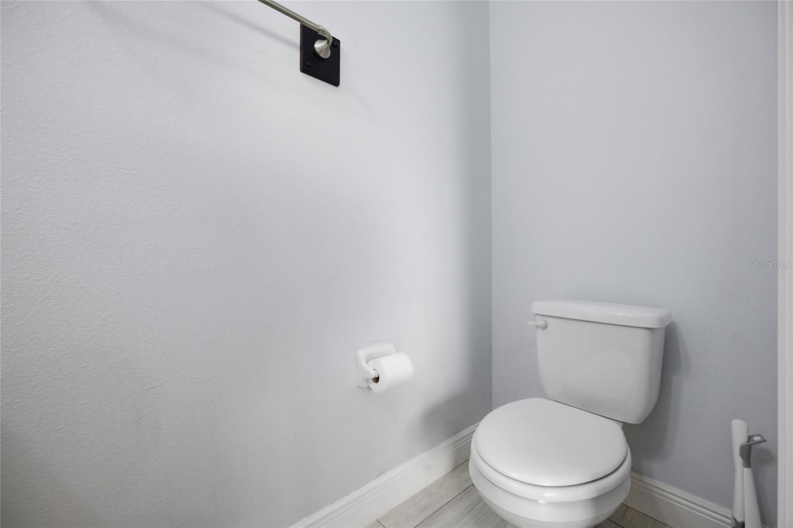 First floor half bath