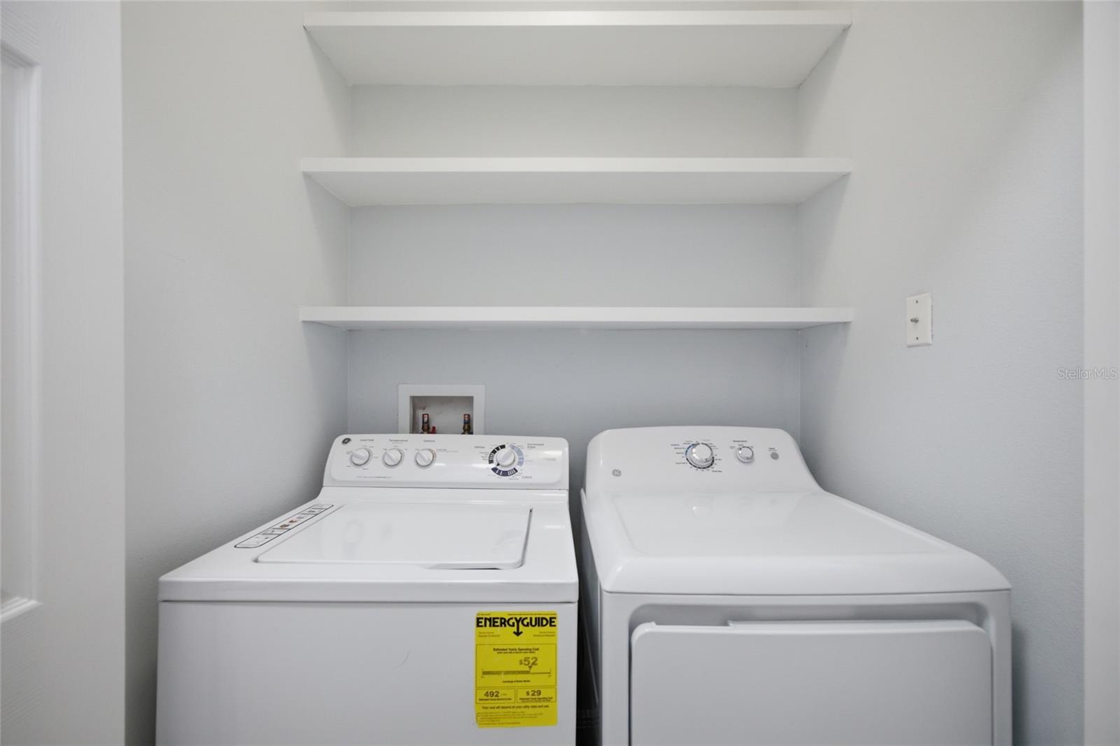 Laundry closet on 2nd floor