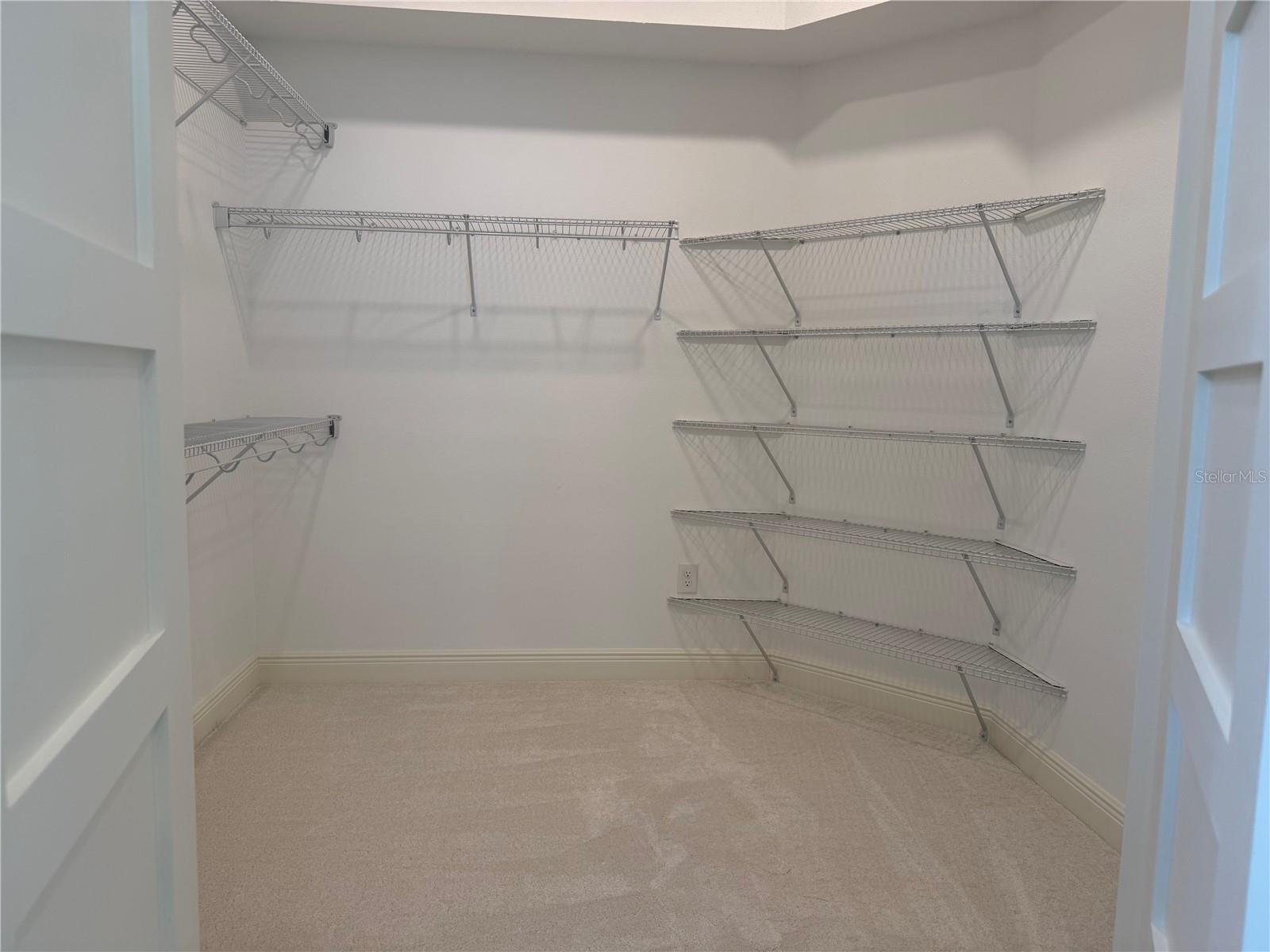 Primary closet