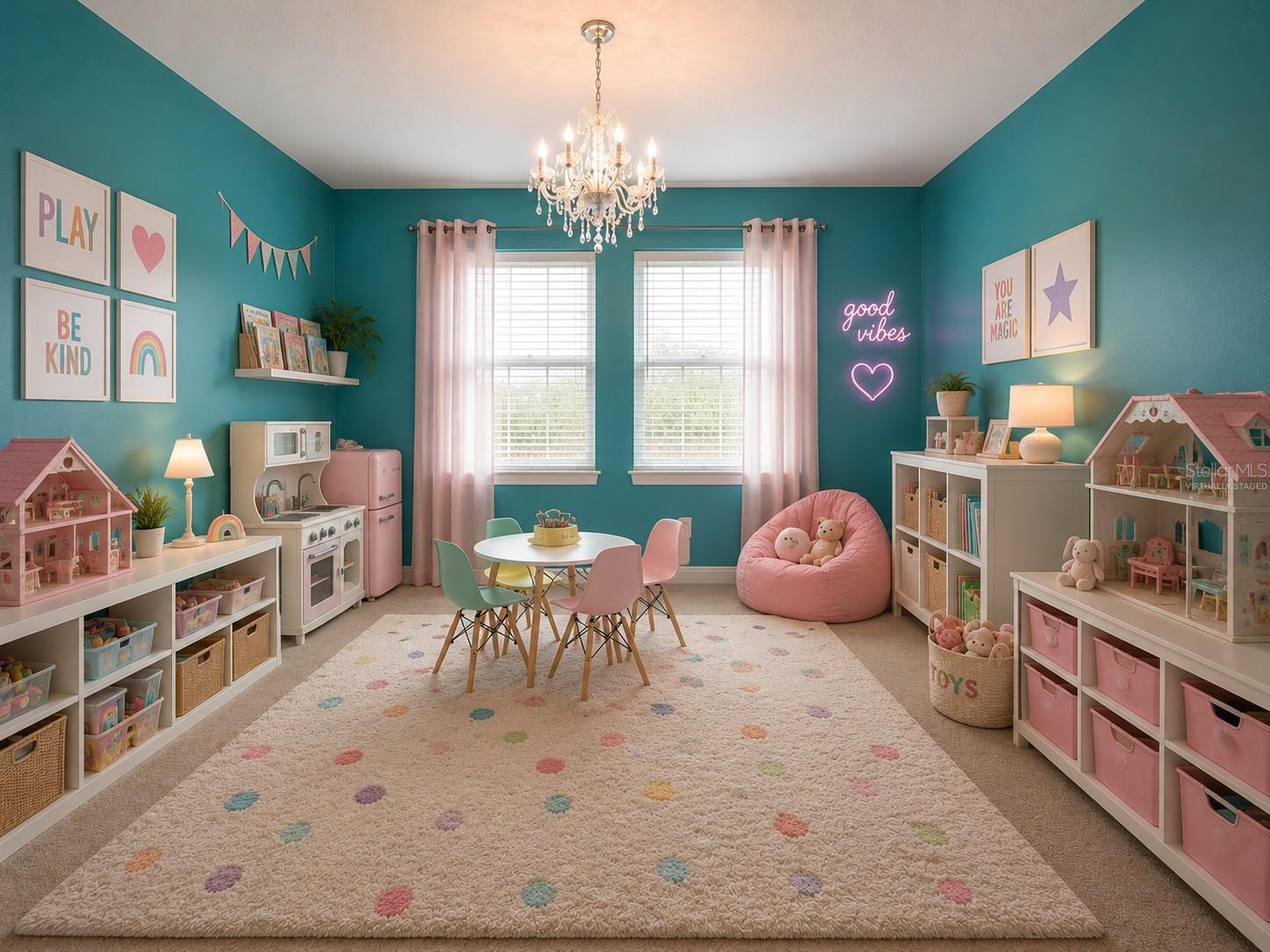 Virtually staged as a play area.