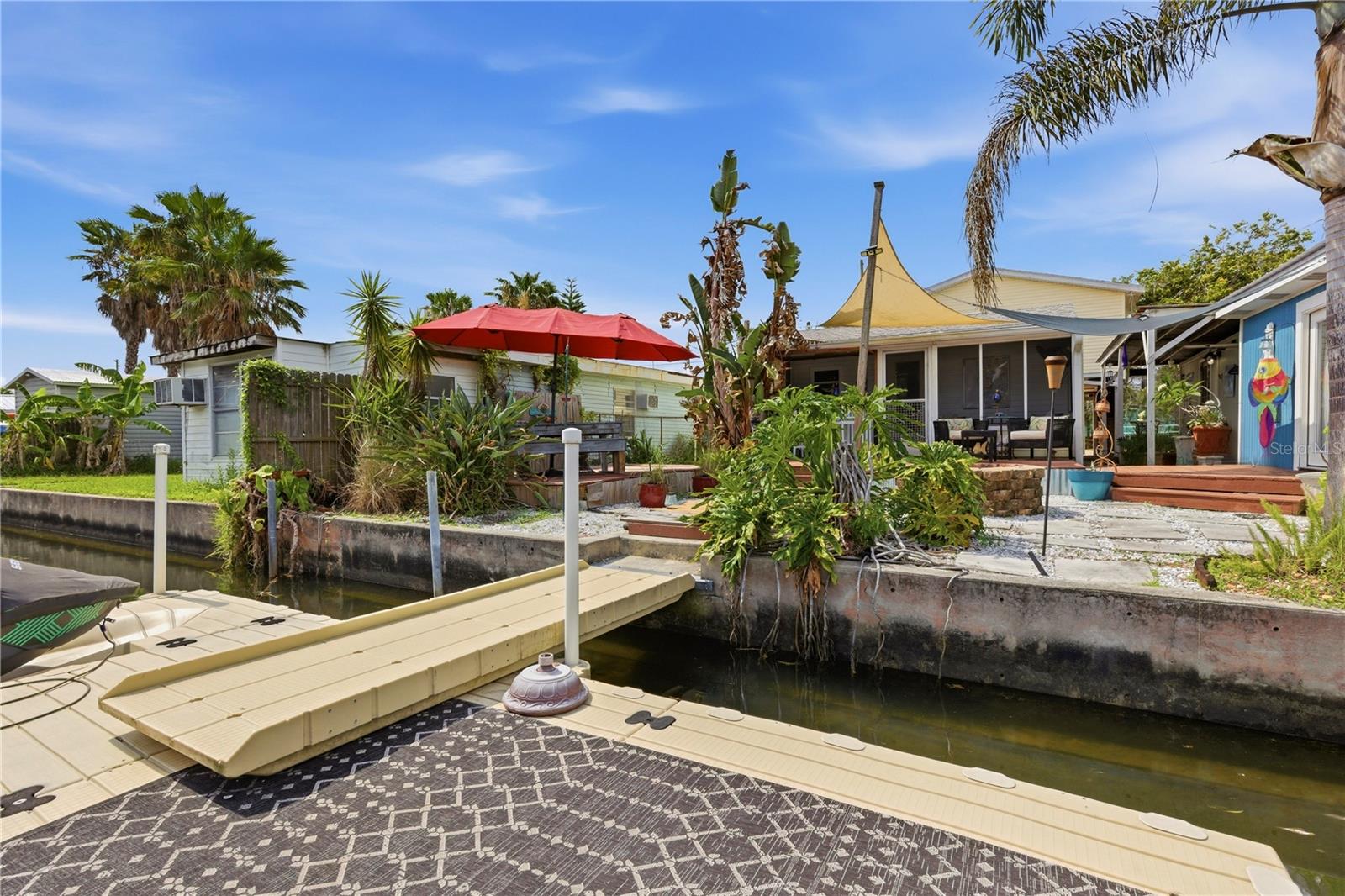 Concrete Seawall and EZDock.