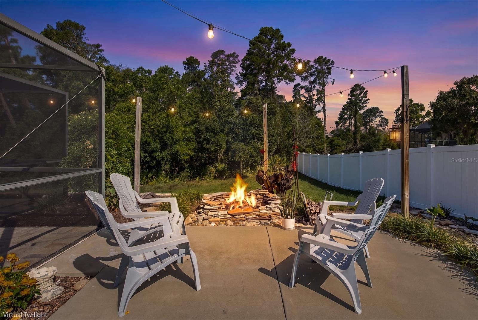 FIRE PIT  VIRTUAL FLAME