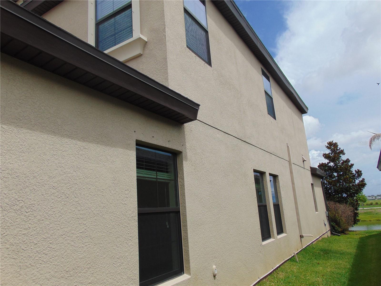 Right side of home