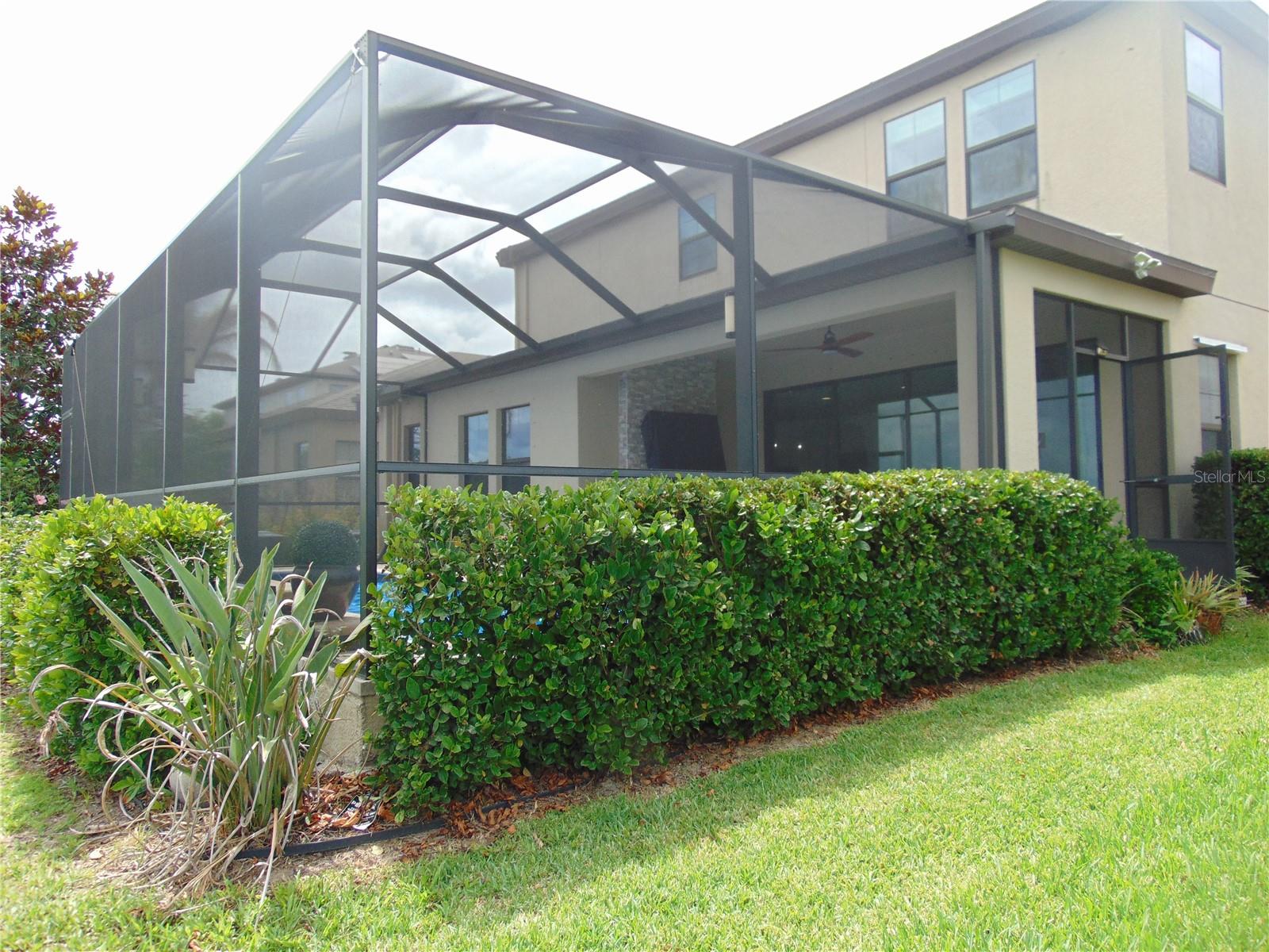 Rear of home (screened in pool/lanai)