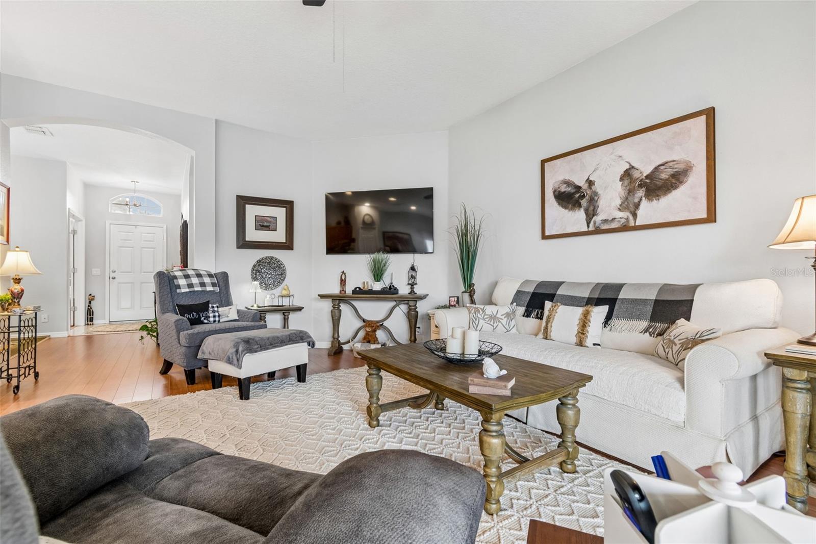 Great room looking to Foyer