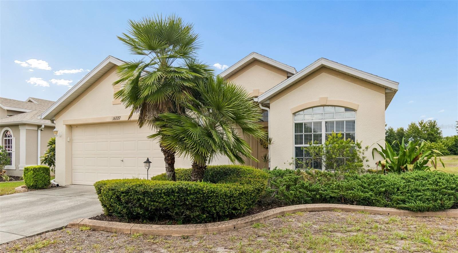 Mature landscaping