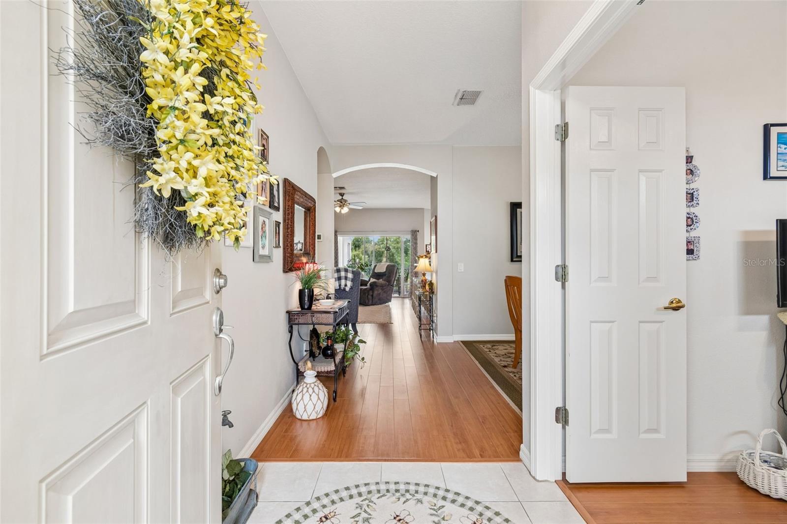 Foyer looking to back of house