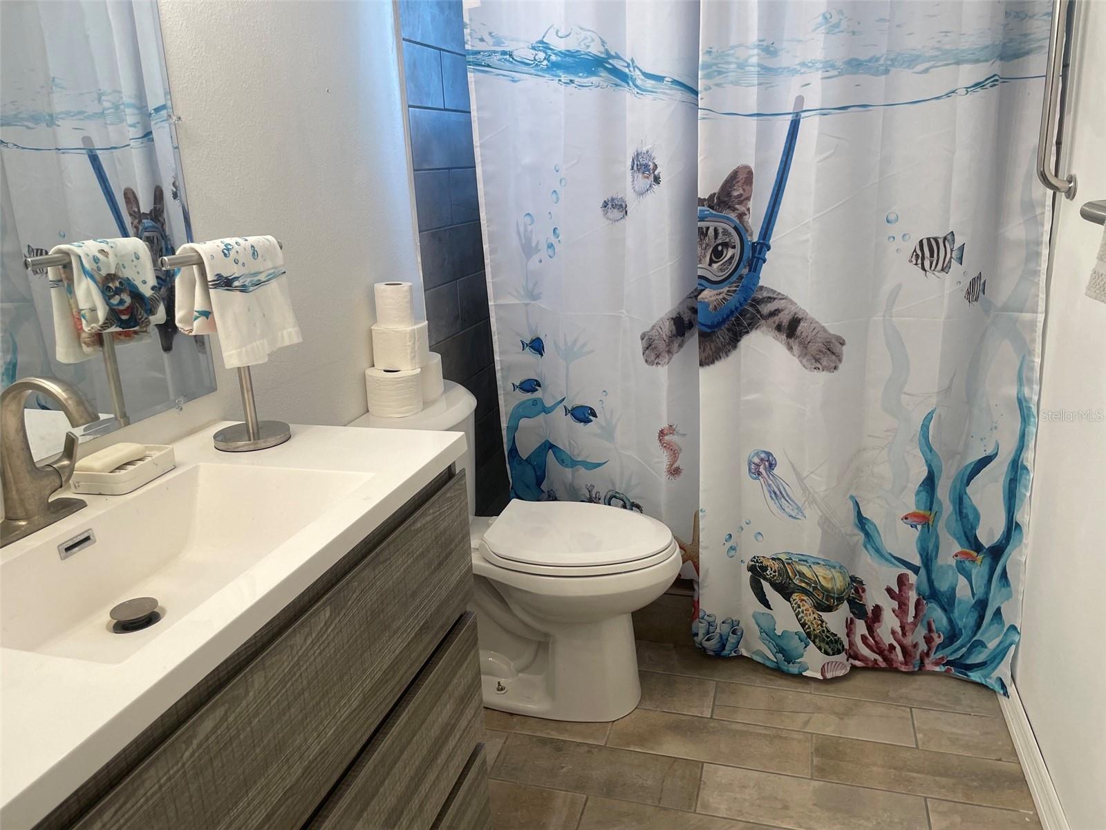Hall bath