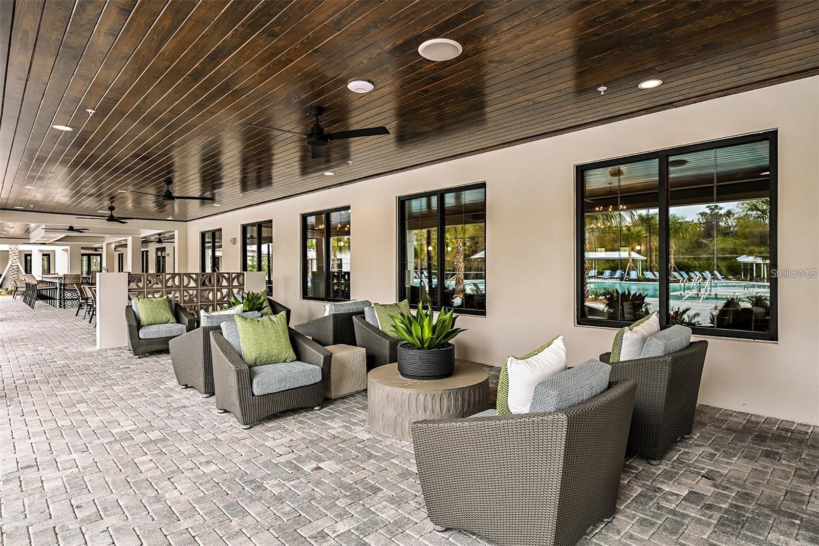 Covered Outside Gathering Area