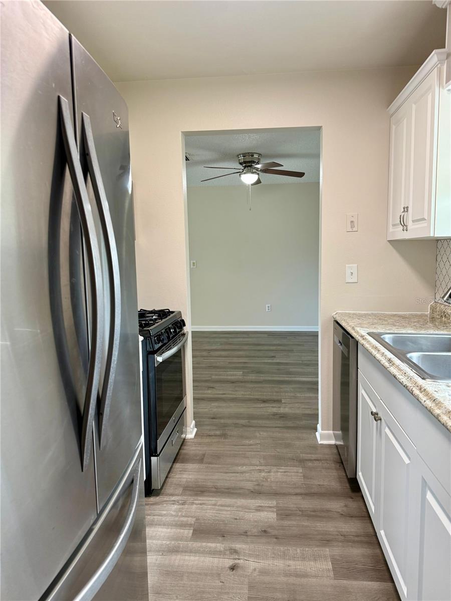 Kitchen fro the laundry room